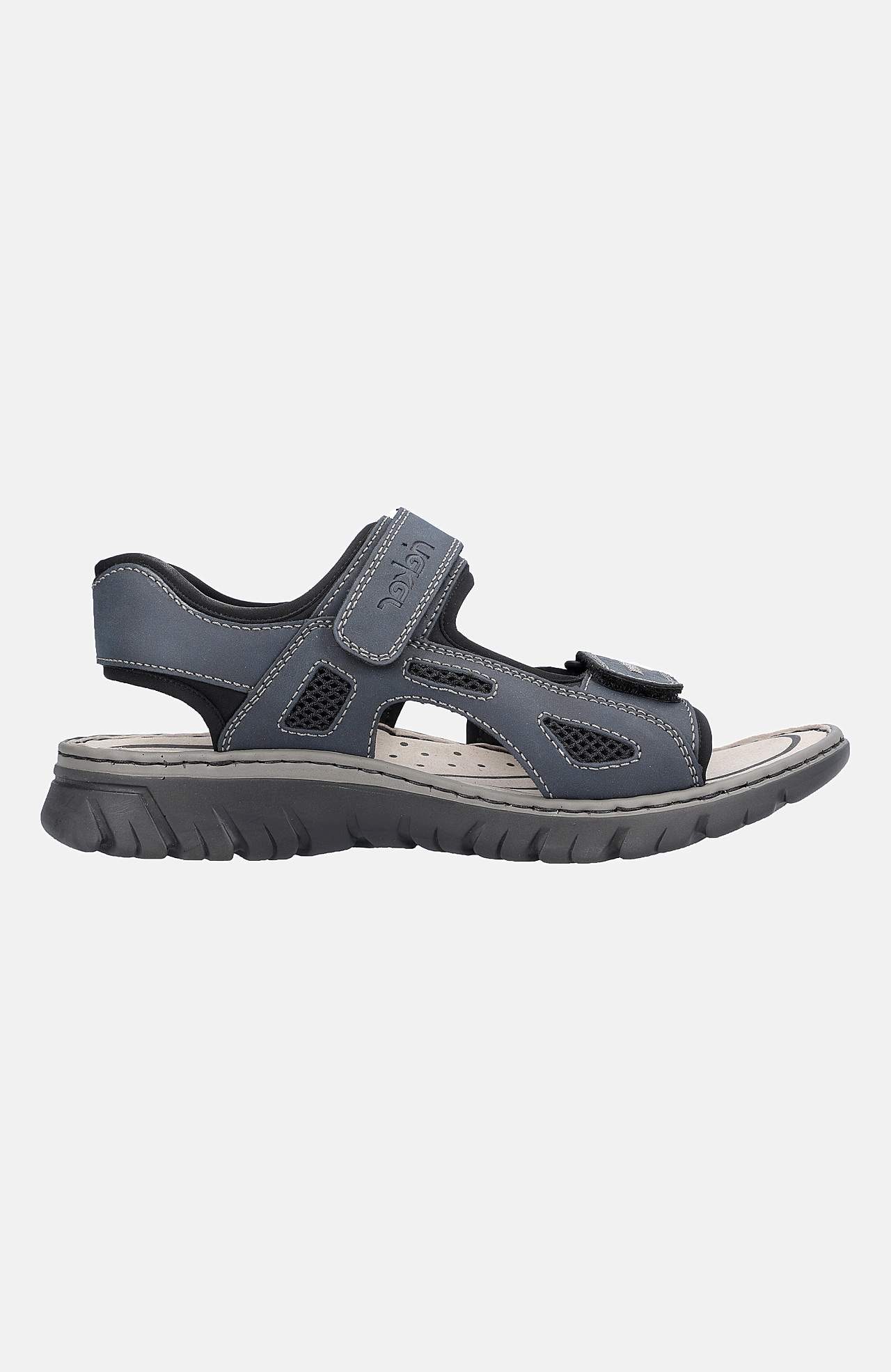 Sandal med velcrolukning