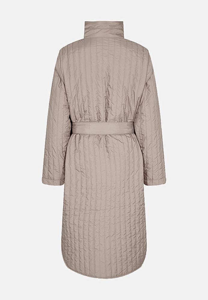 Frakke med aftagelige ærmer