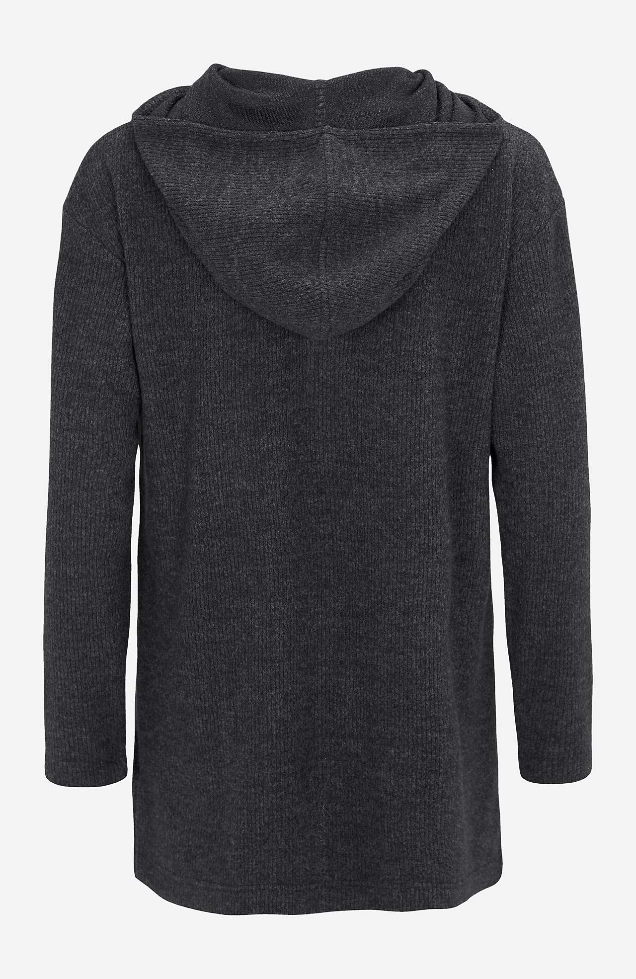Superblød lang cardigan med lommer