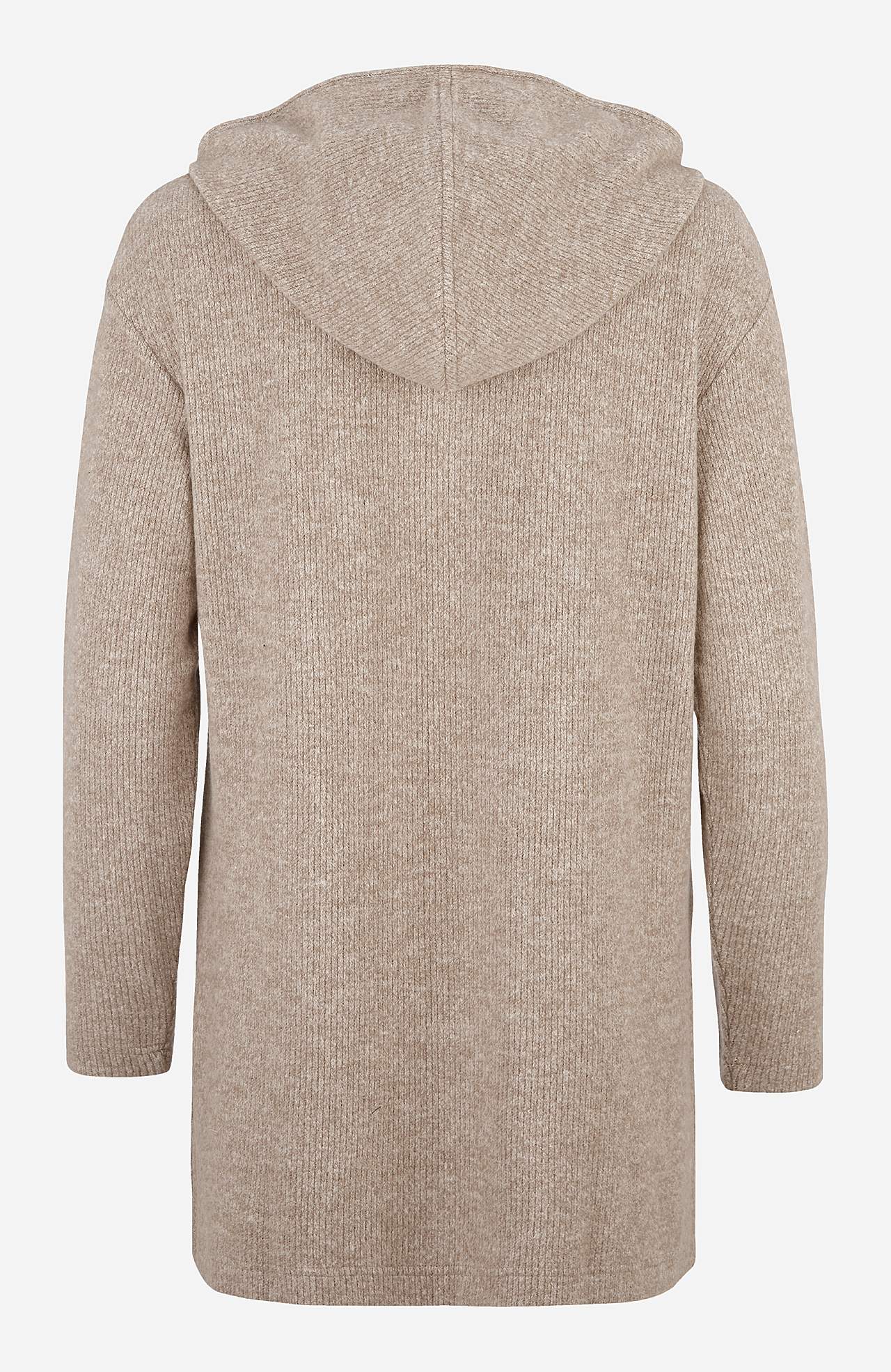 Superblød lang cardigan med lommer