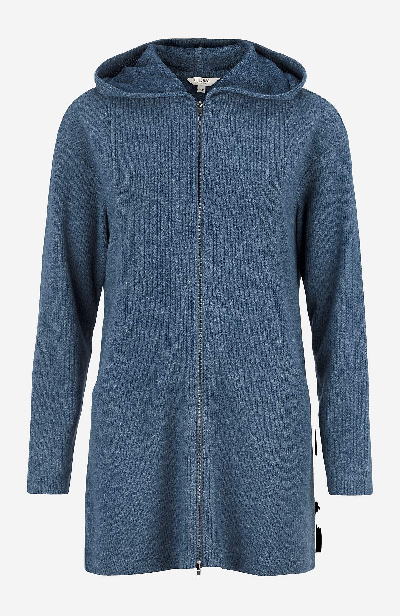 Superblød lang cardigan med lommer