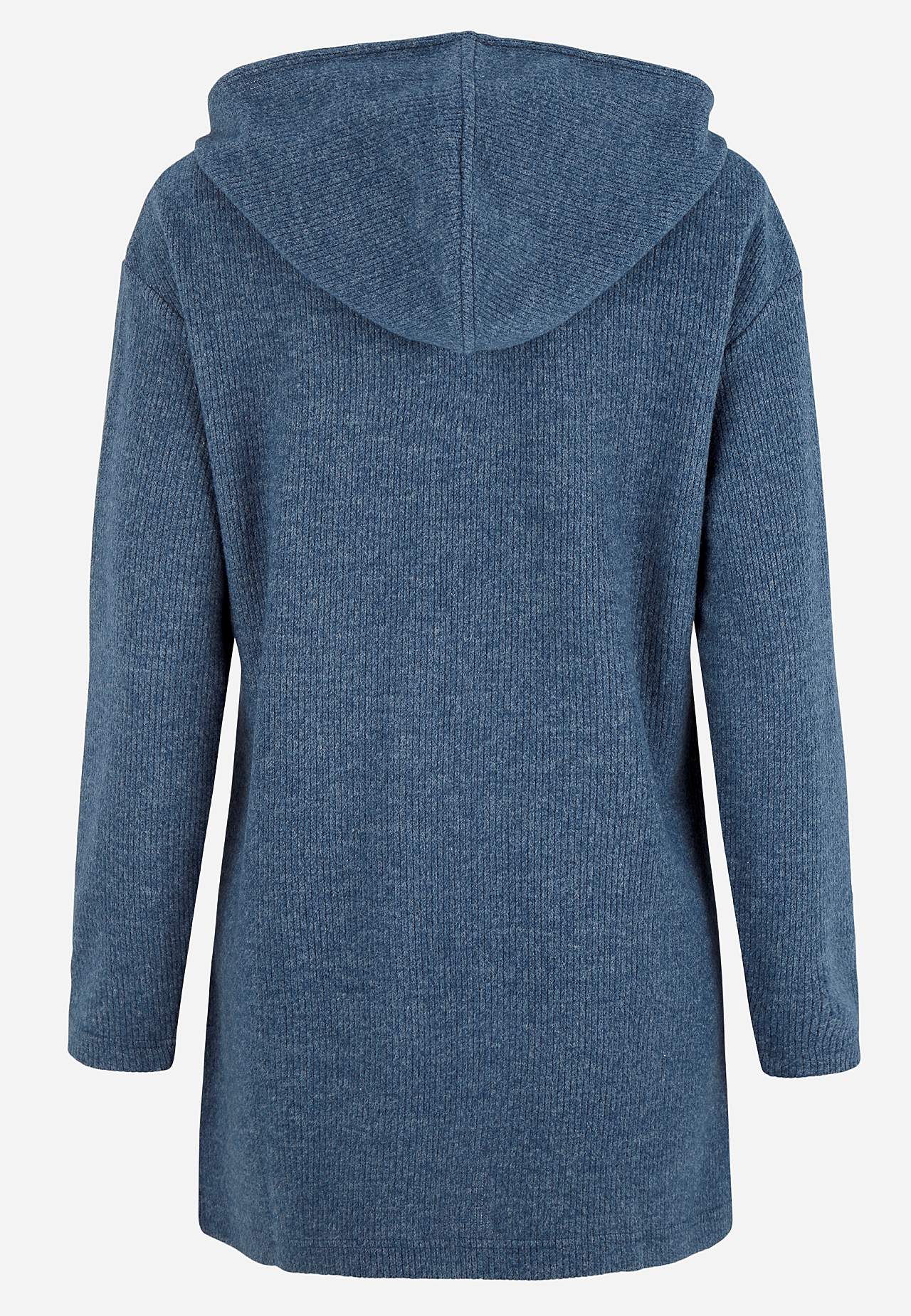 Superblød lang cardigan med lommer
