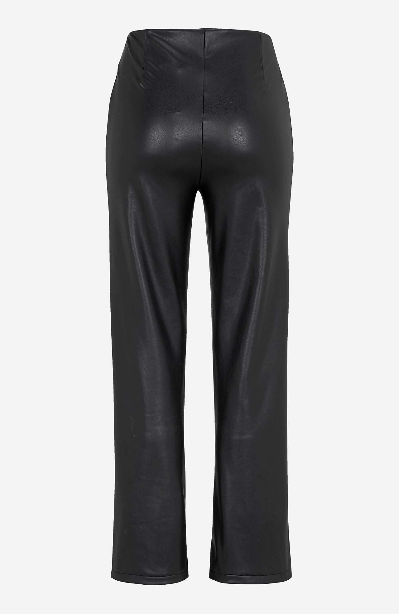 Belagte leggings med vide ben
