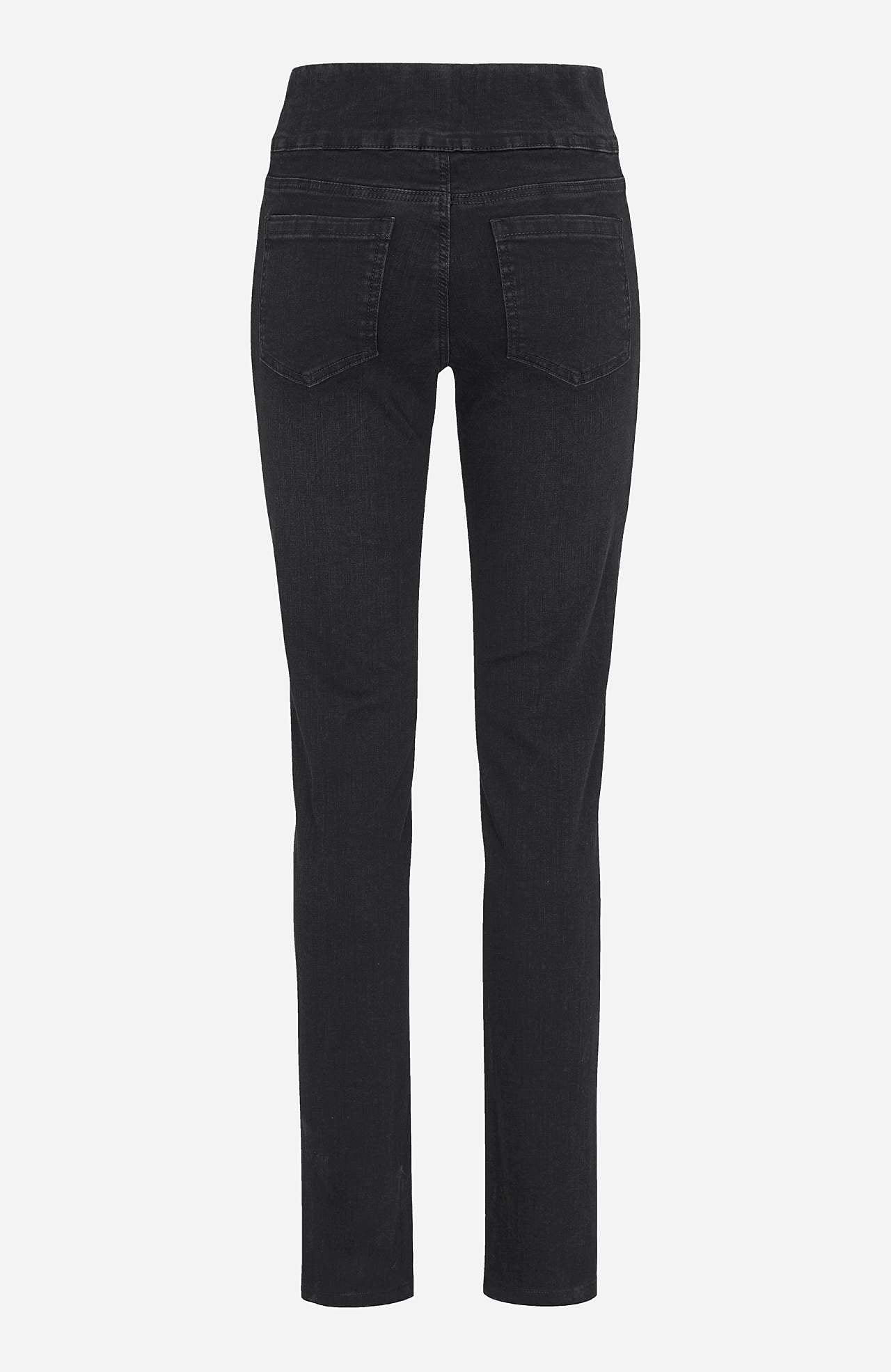 Elastisk jegging med rhinstensdetaljer