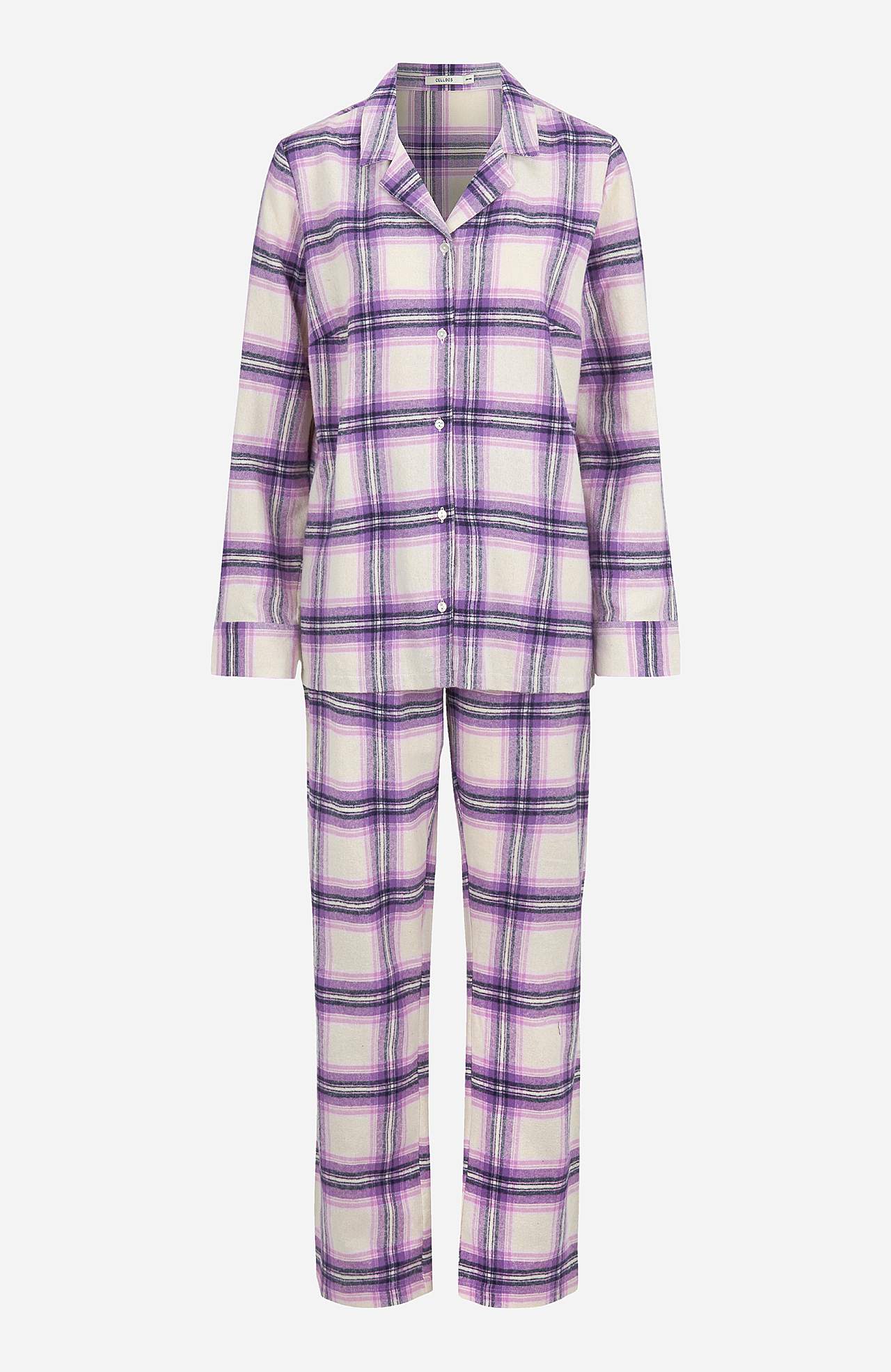 Ternet pyjamas i flonel Felicia
