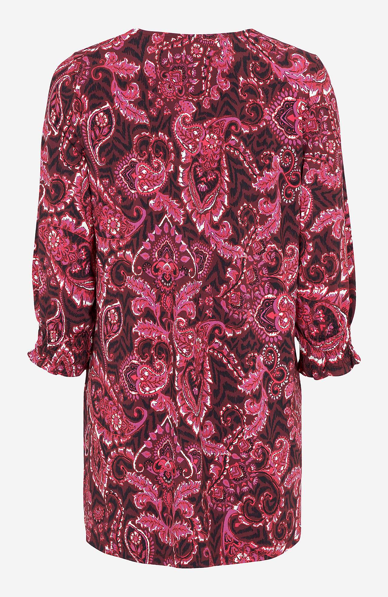 Tunika med et paisleymønster