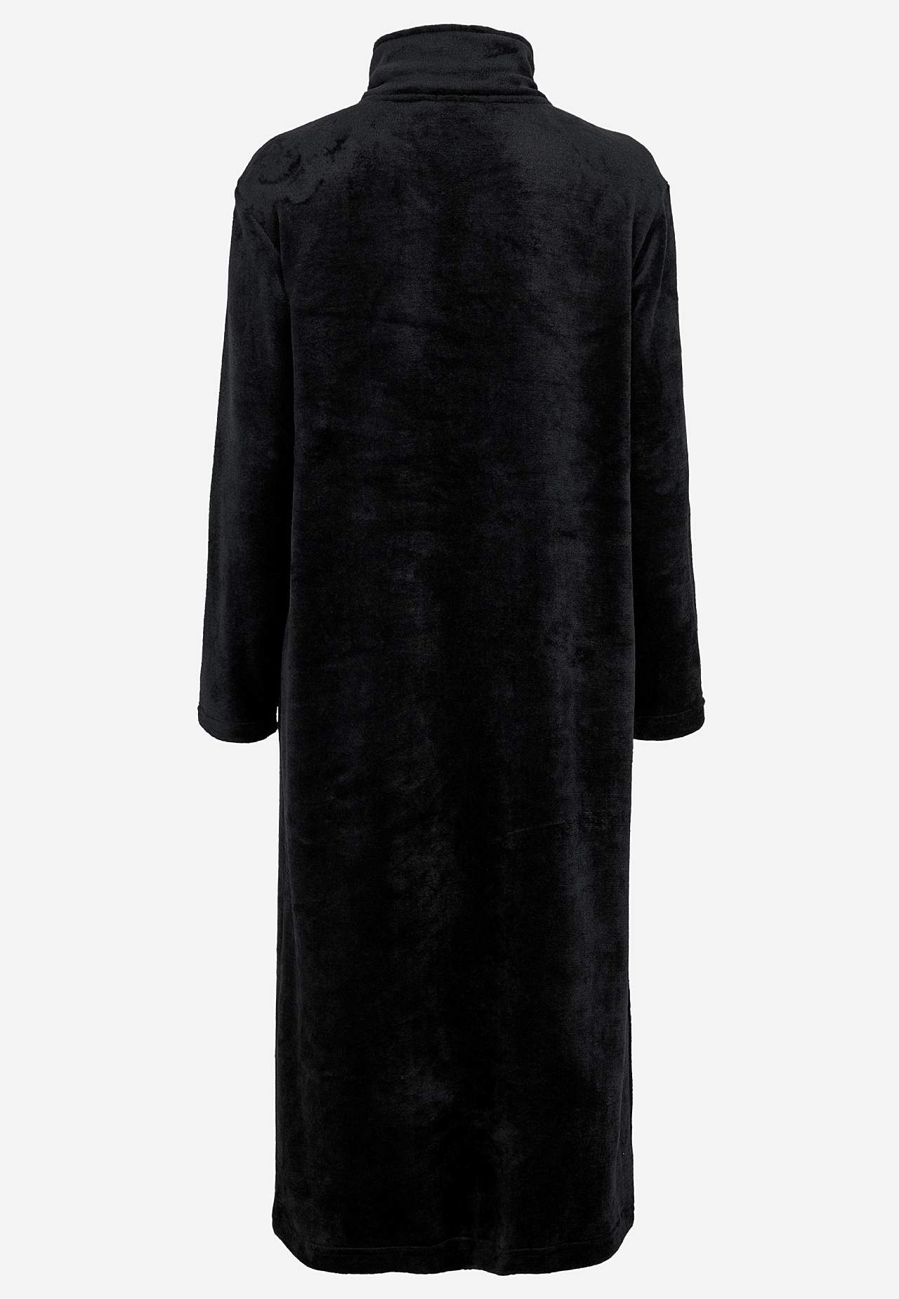 Badekåbe i fleece med sidelommer