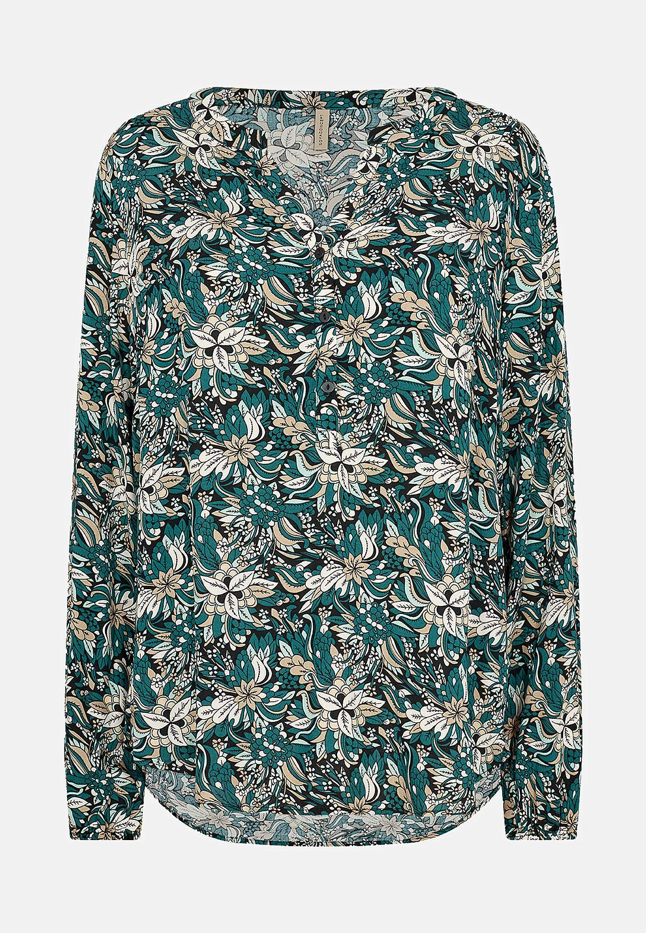 Bluse med et blomstermønster Tarita