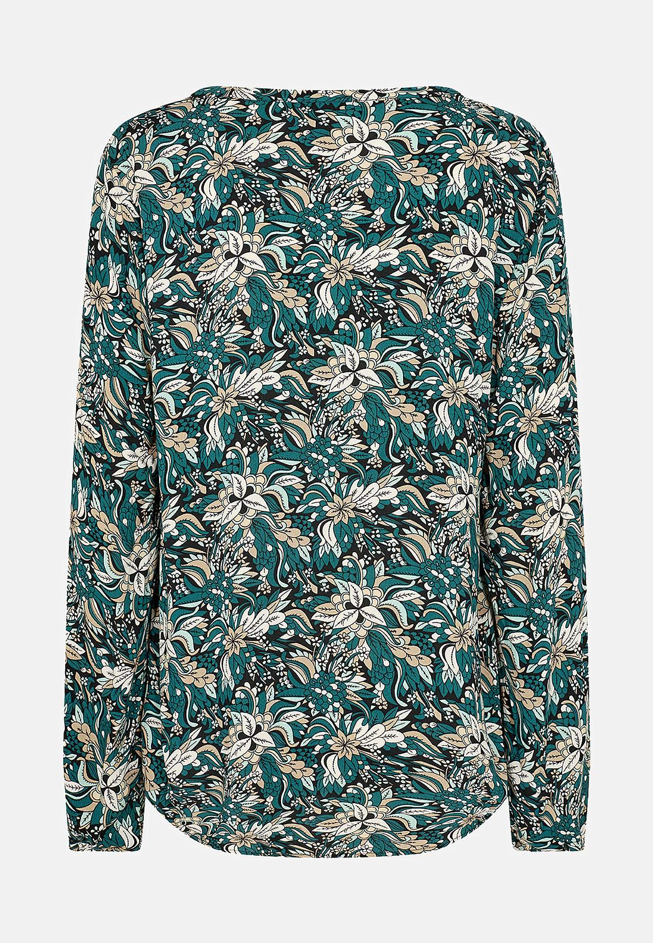 Bluse med et blomstermønster Tarita