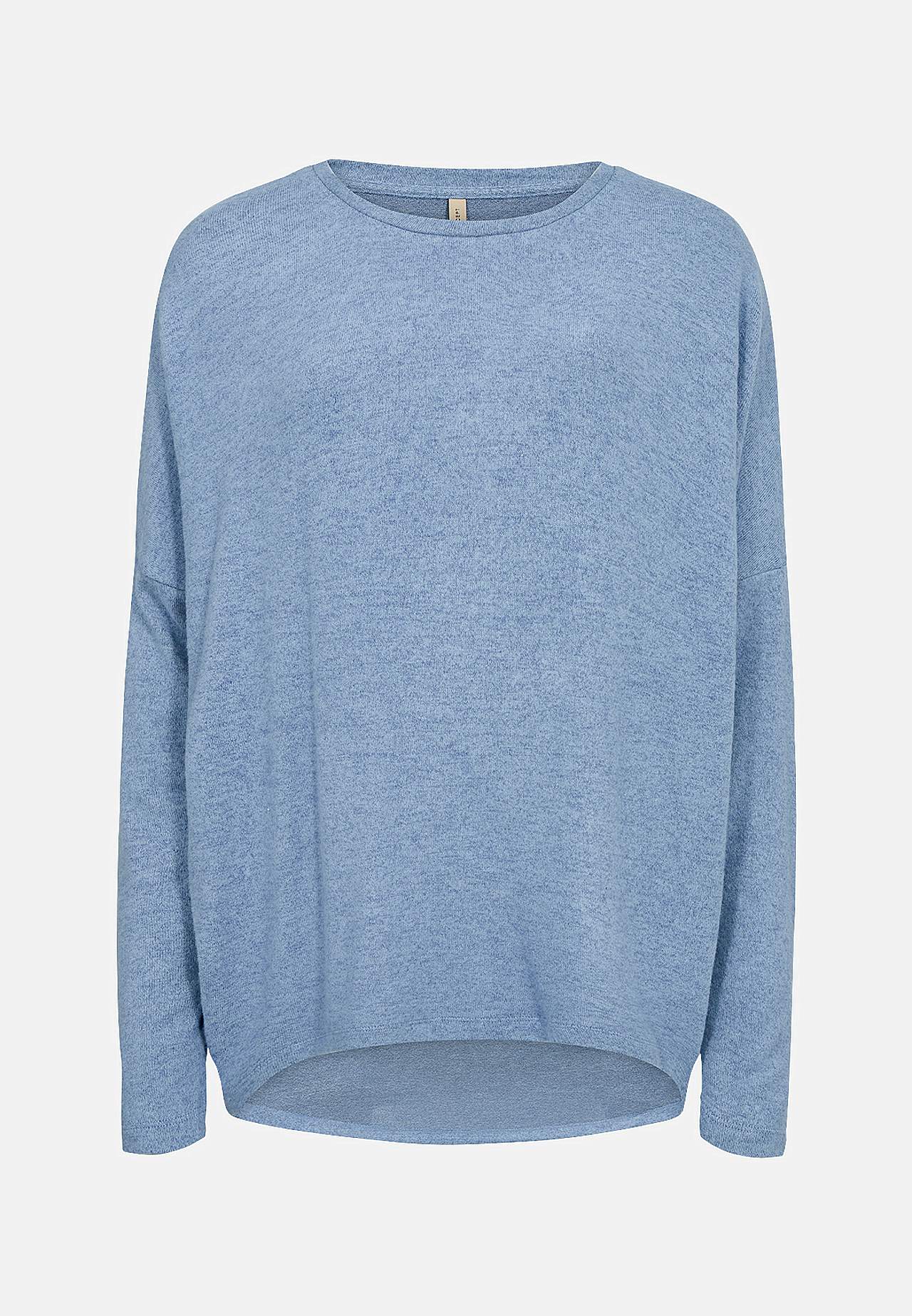 Ultrablød, meleret jerseytop