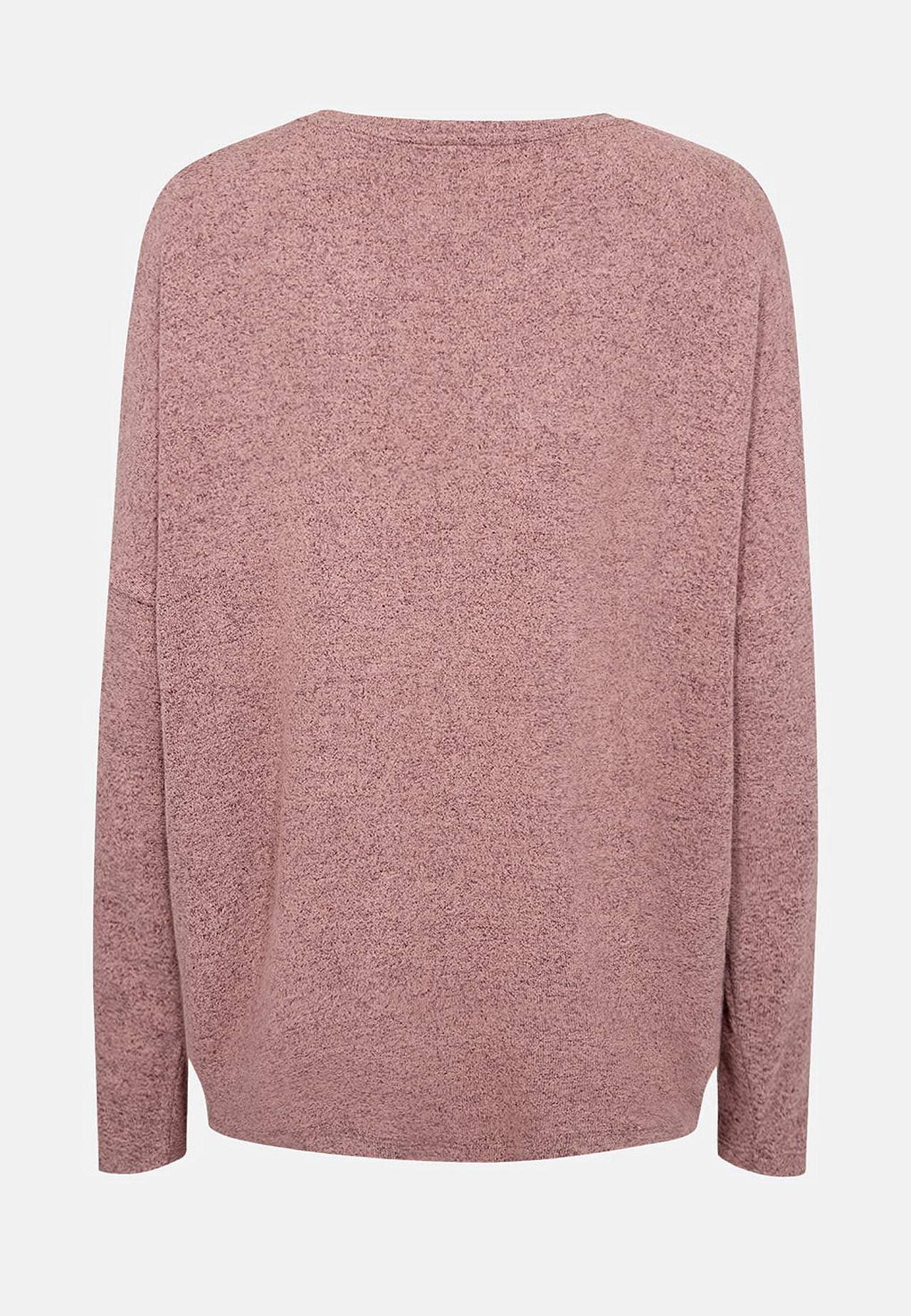 Ultrablød, meleret jerseytop