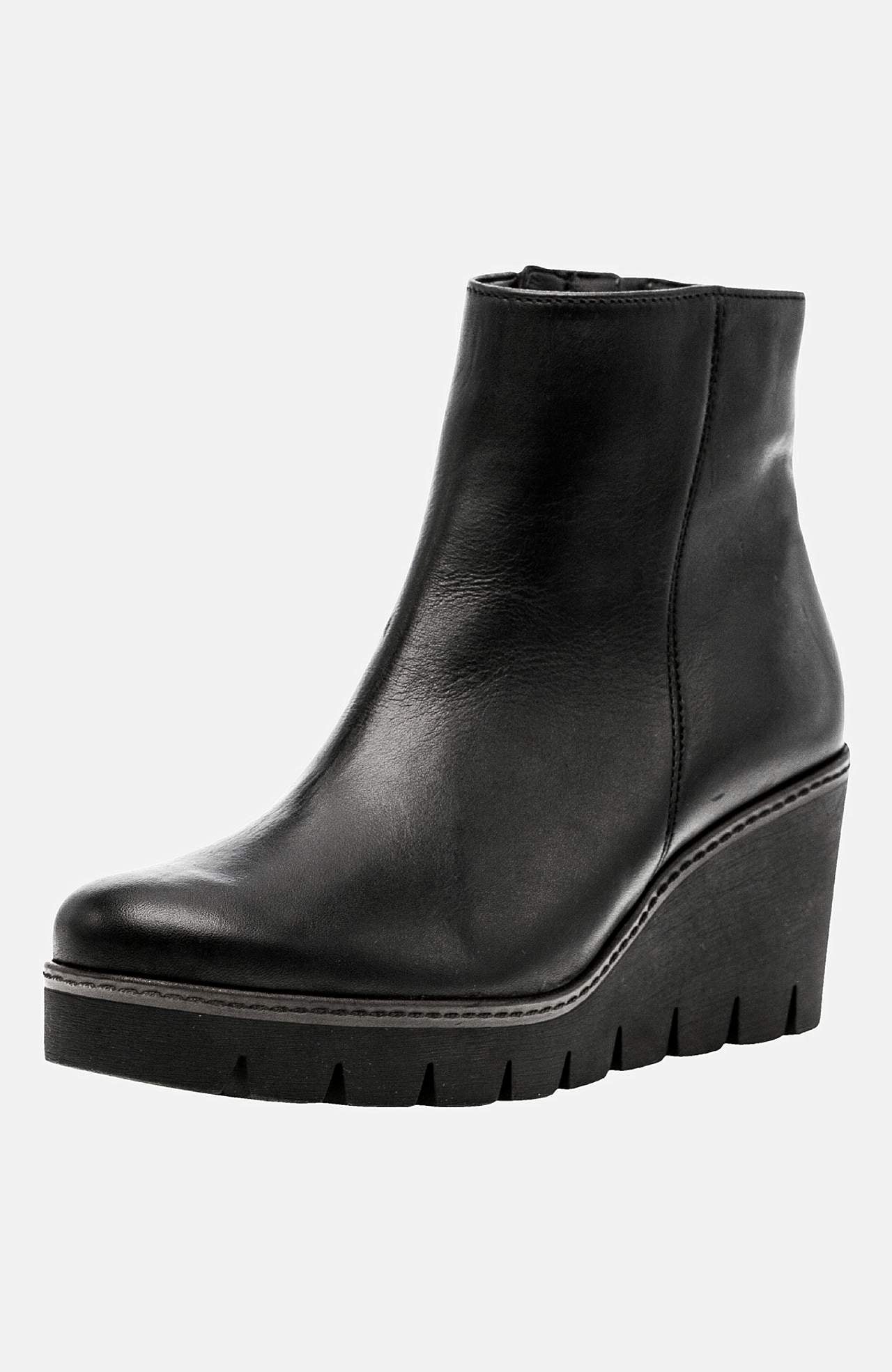 Skindstøvlet med wedgehæl