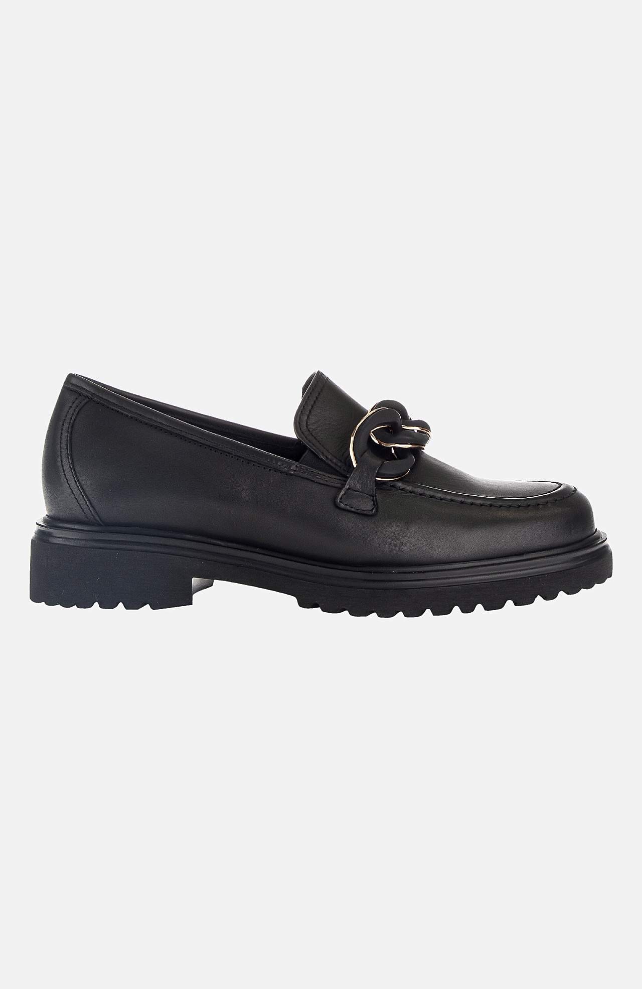 Skindloafer med spænde