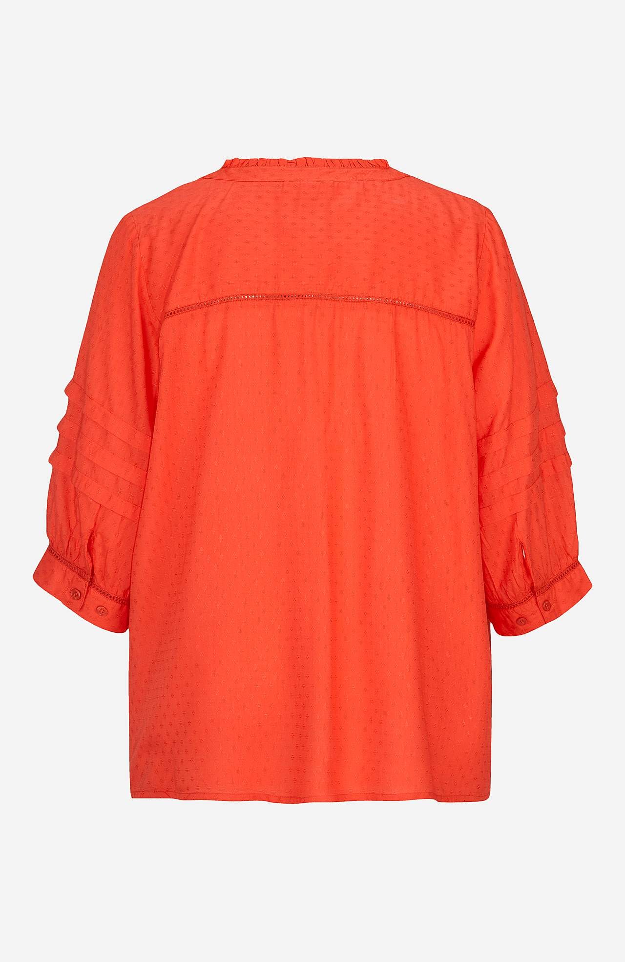 Bluse med strukturmønster Viviann