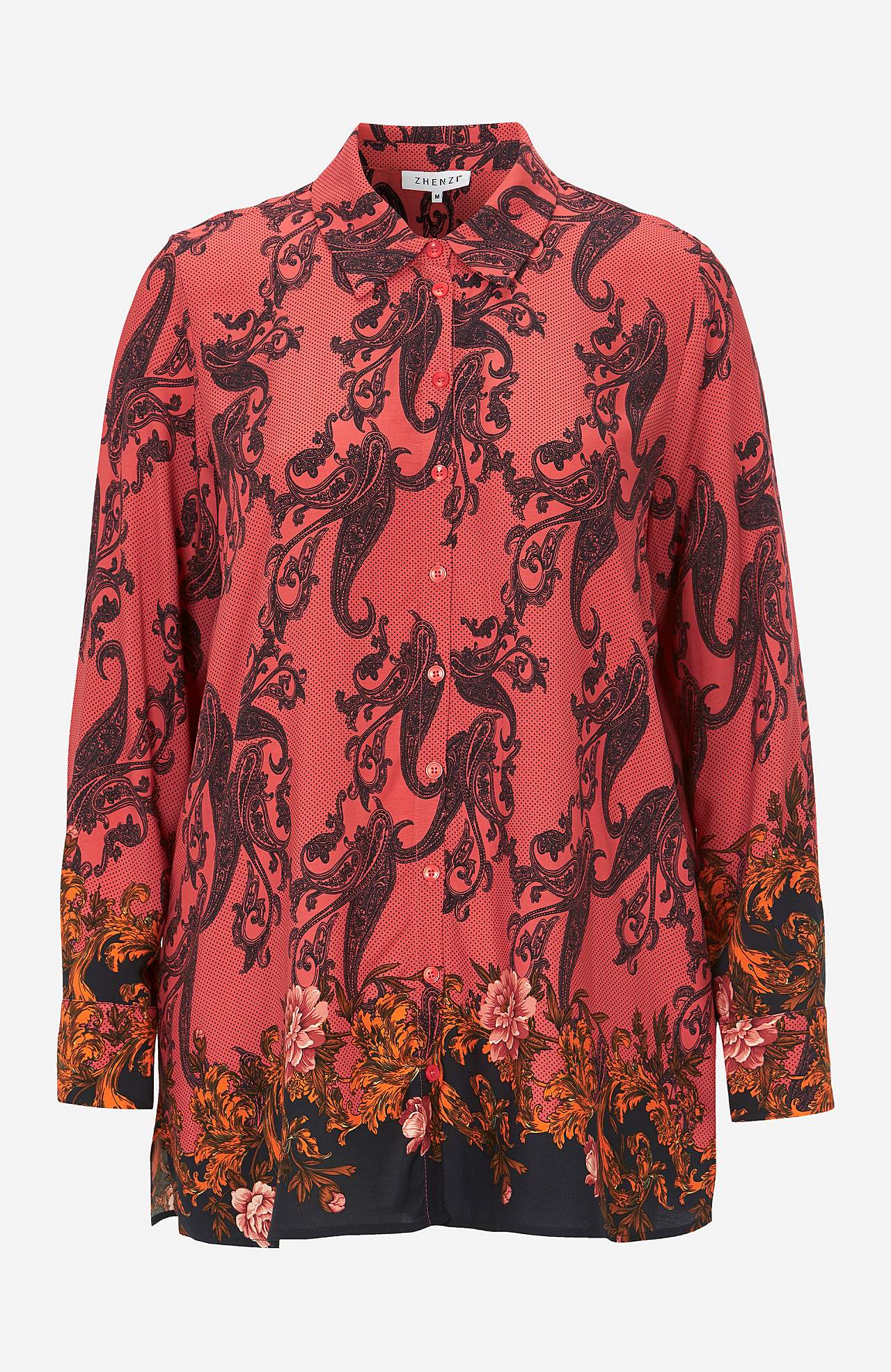 Bluse med et paisleymønster Valerie