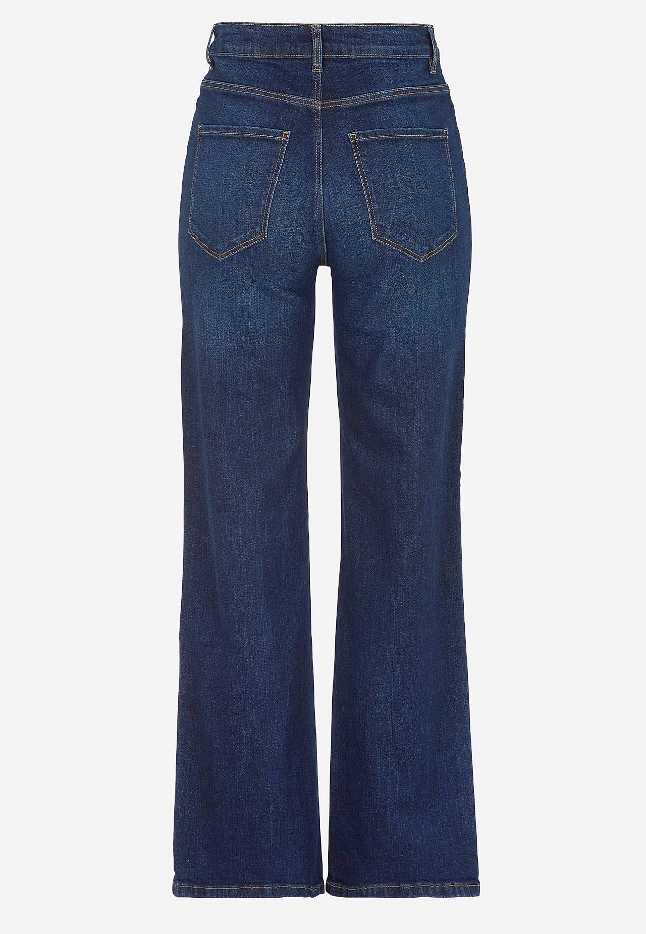 Stretchjeans med høj talje