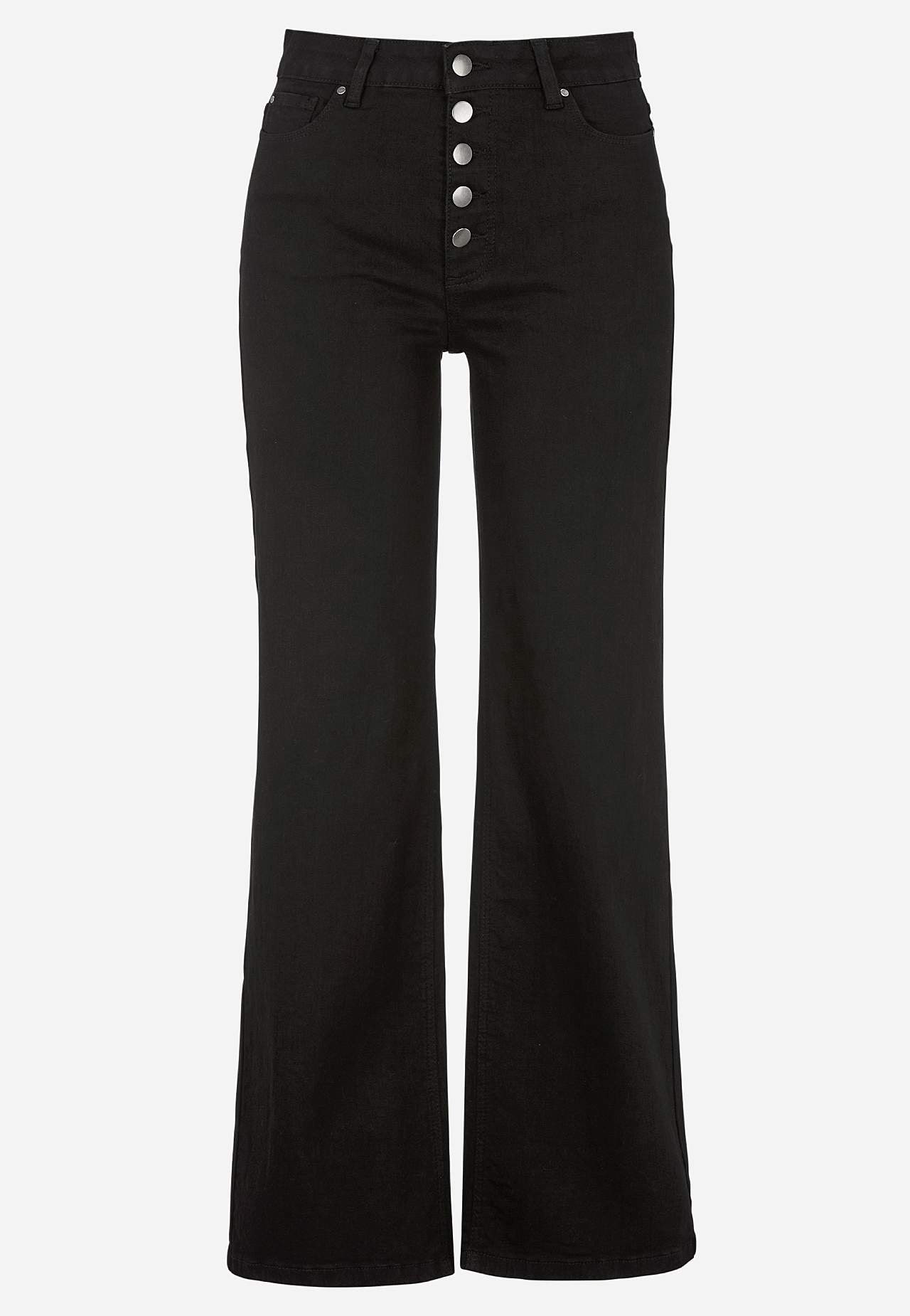 Stretchjeans med høj talje