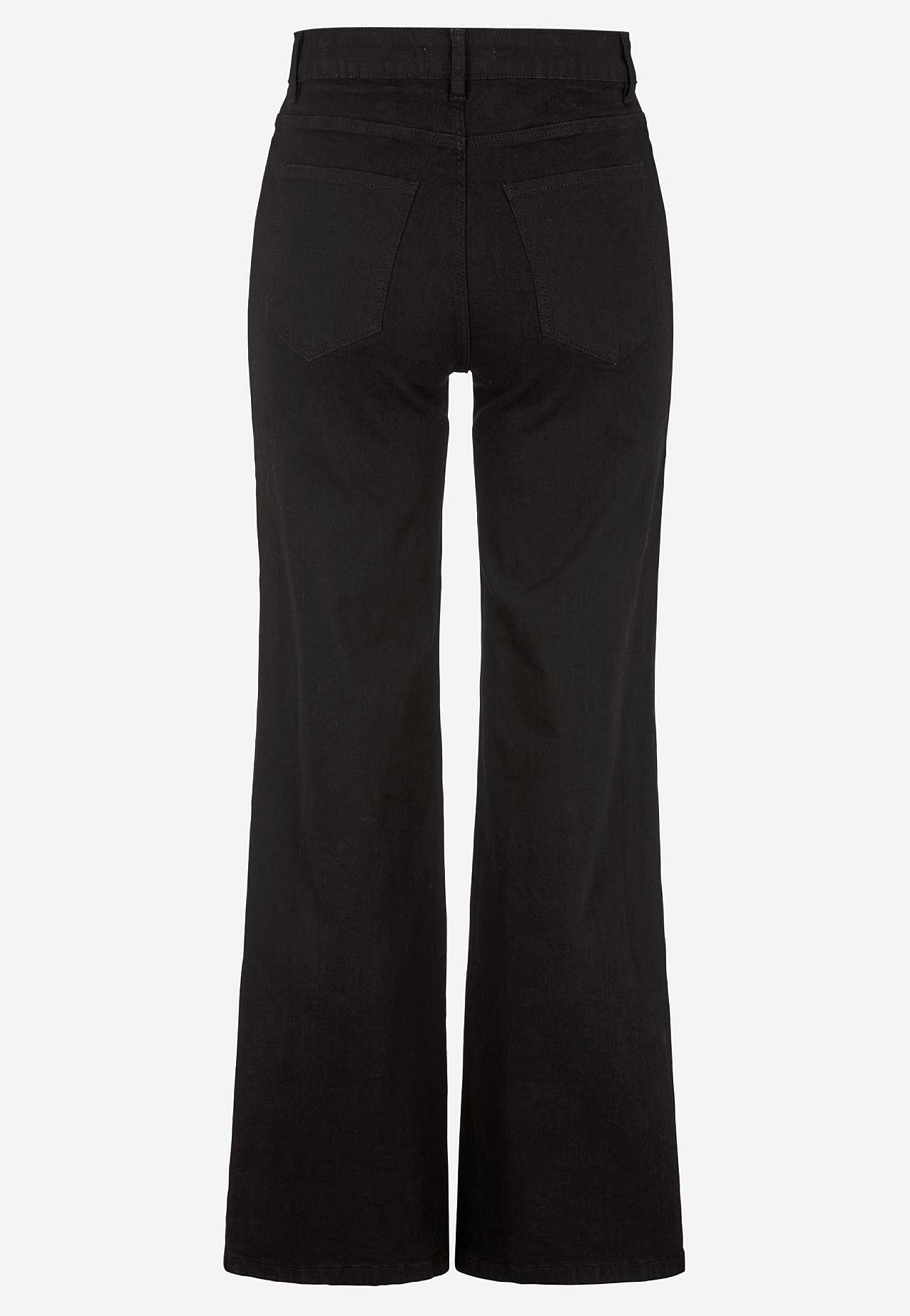 Stretchjeans med høj talje