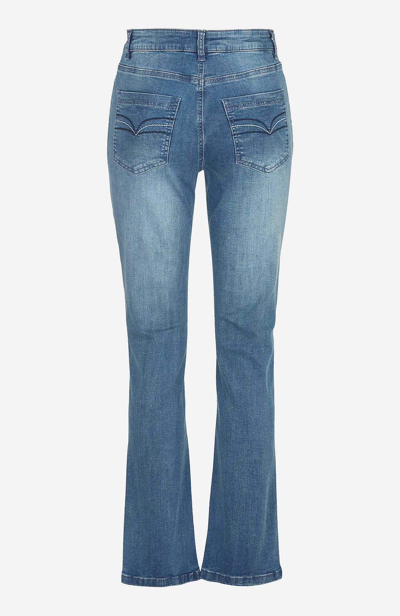 Stretchjeans med bootcut Anja