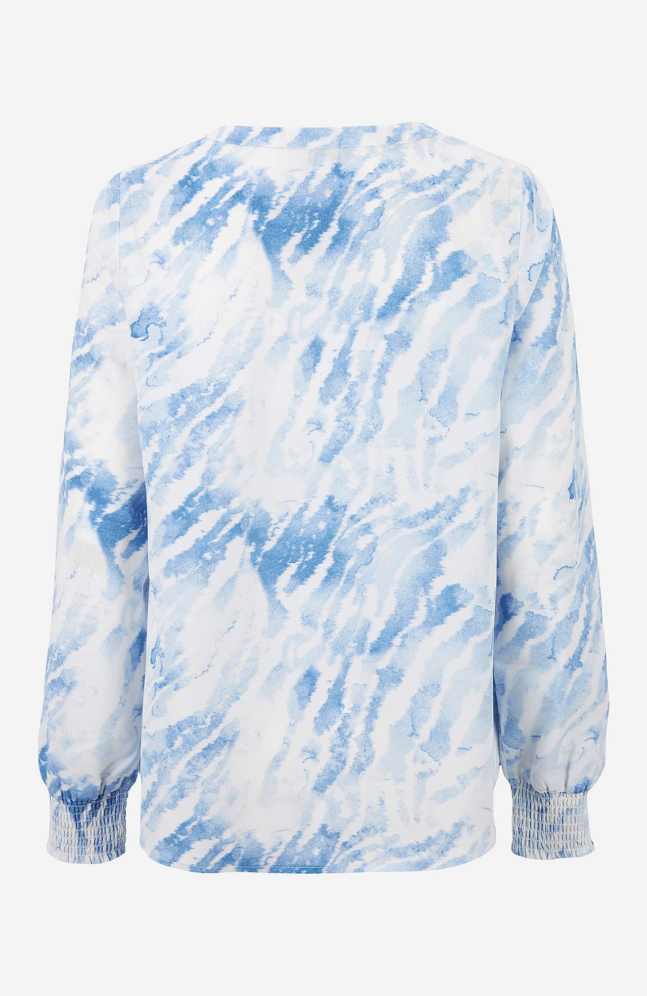 Bluse med volant Alva