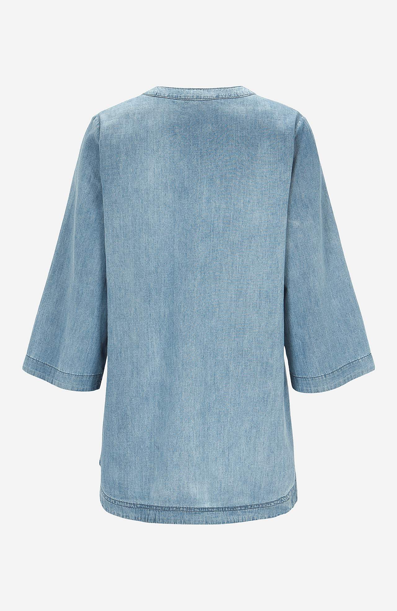Denimtunika med snøring