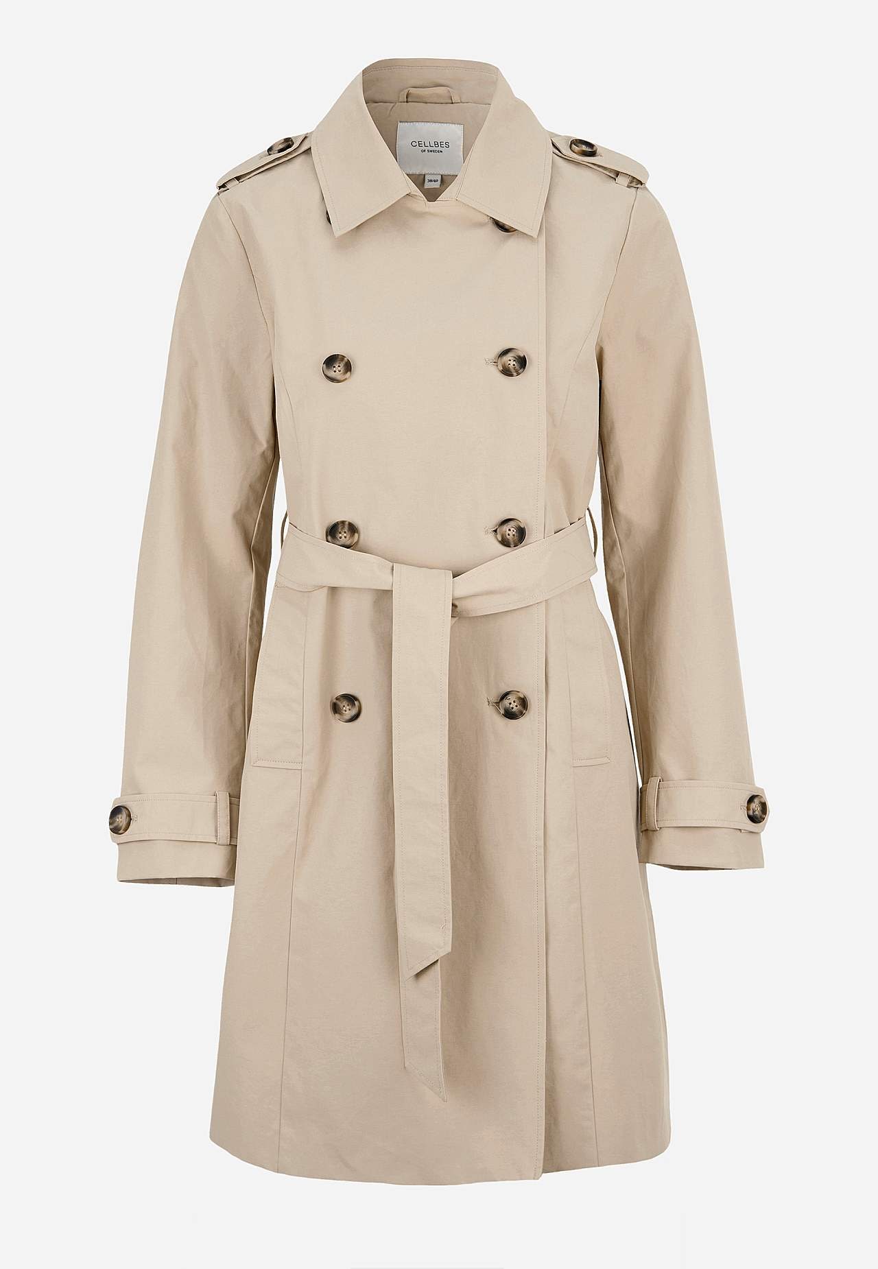 Dobbeltbrystet trenchcoat Tracy