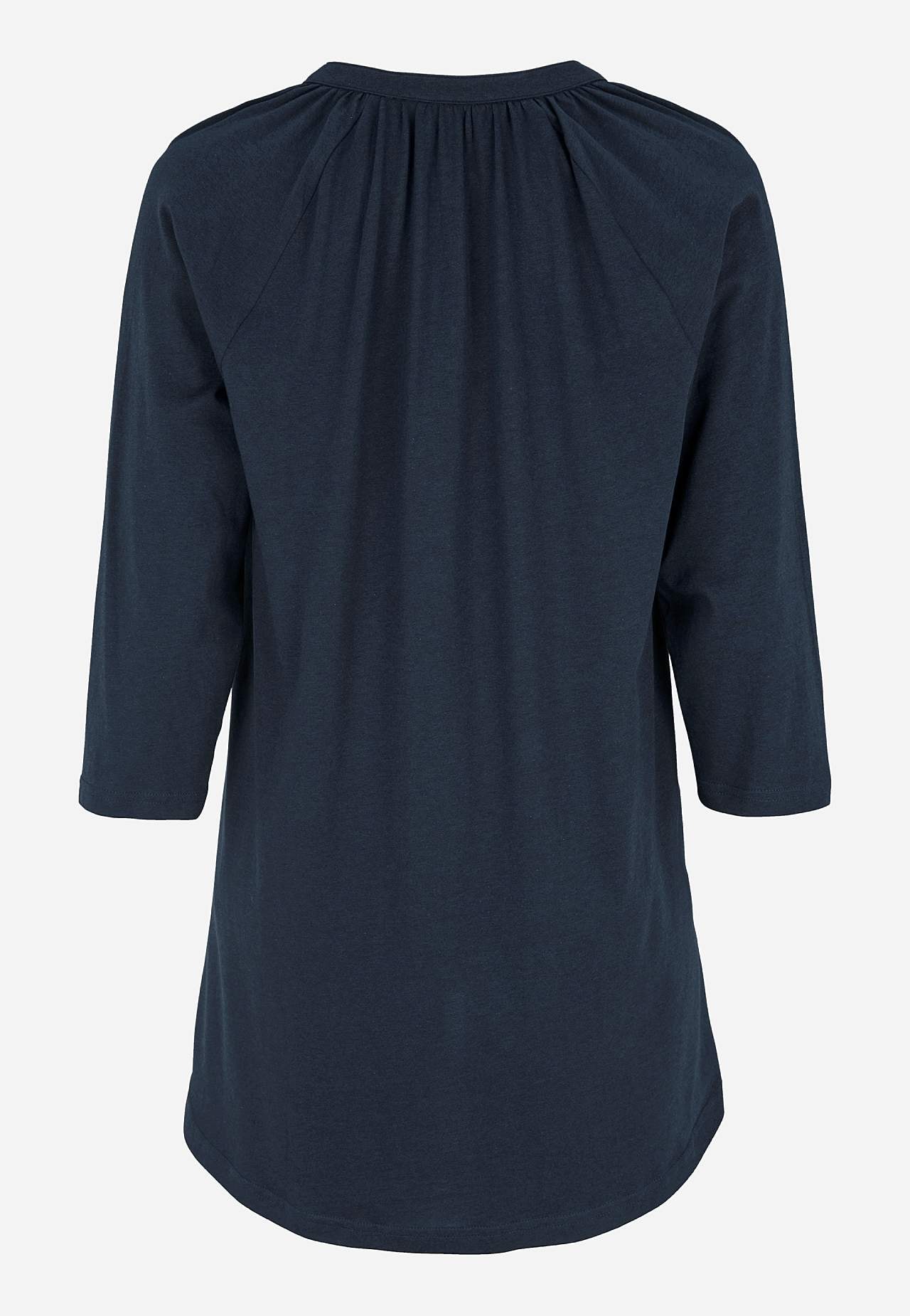 Jerseytunika med 3/4 lange ærmer