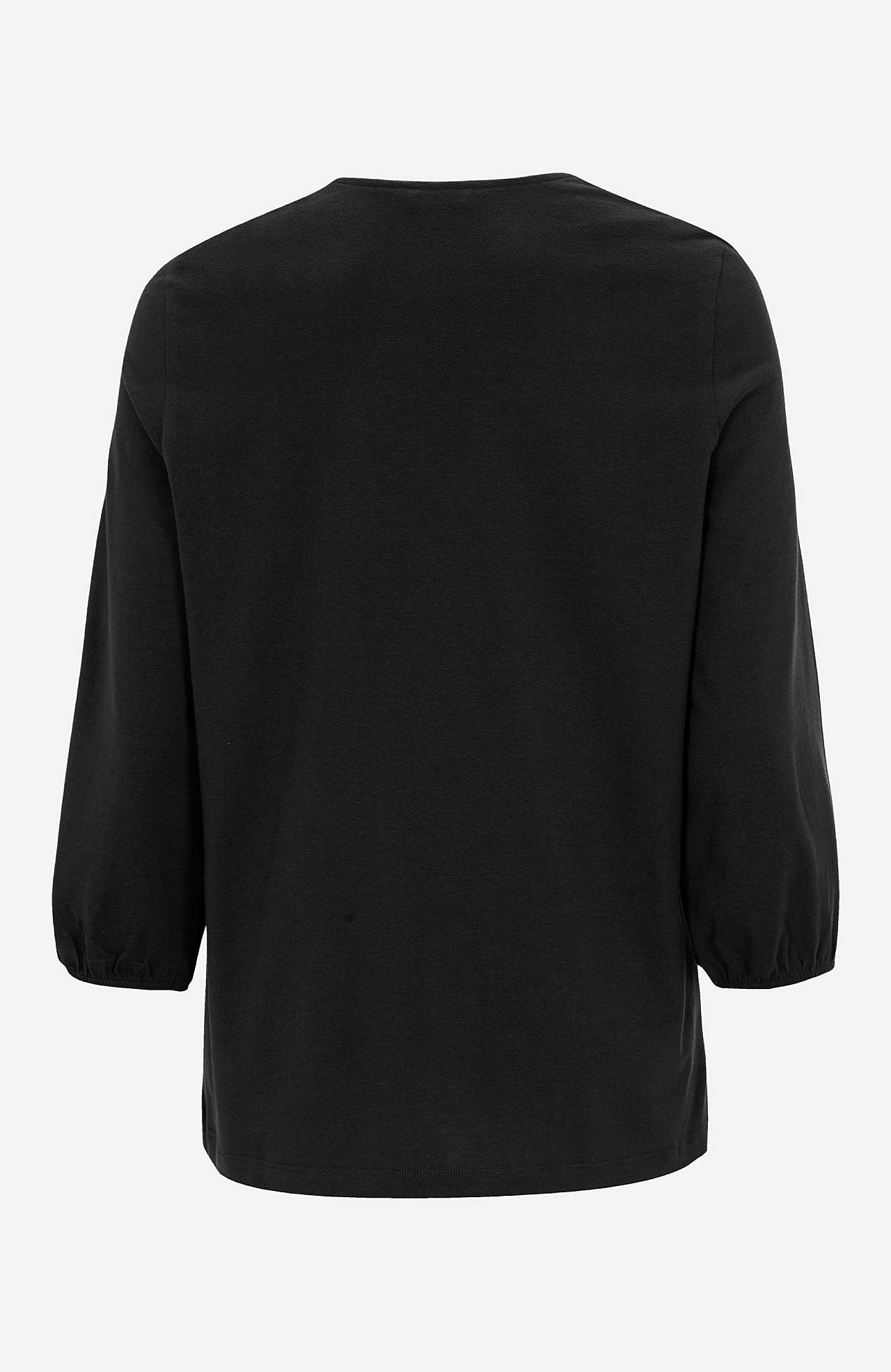 Jerseytop med blonde