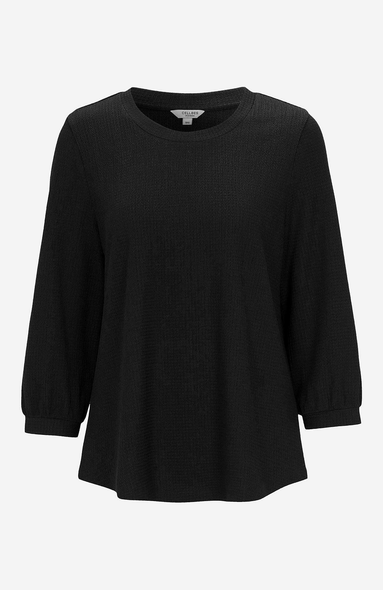 Jerseytunika med 3/4 ærme