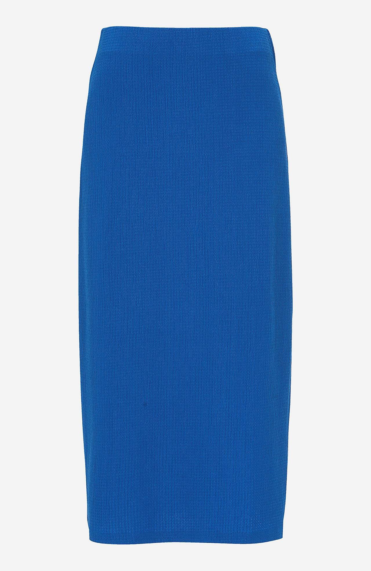 Jerseynederdel med slids