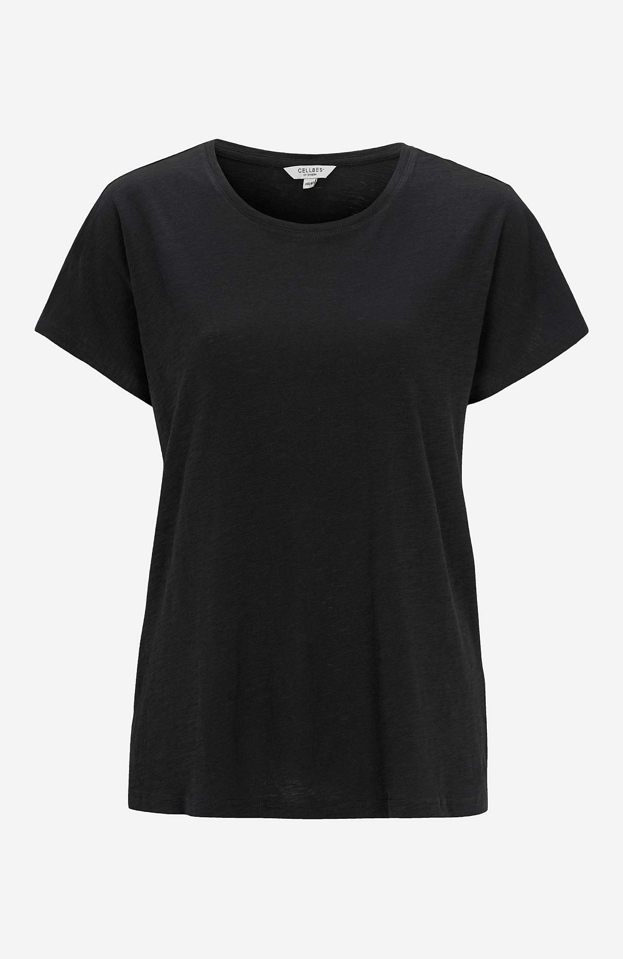 Jerseytop med korte ærmer