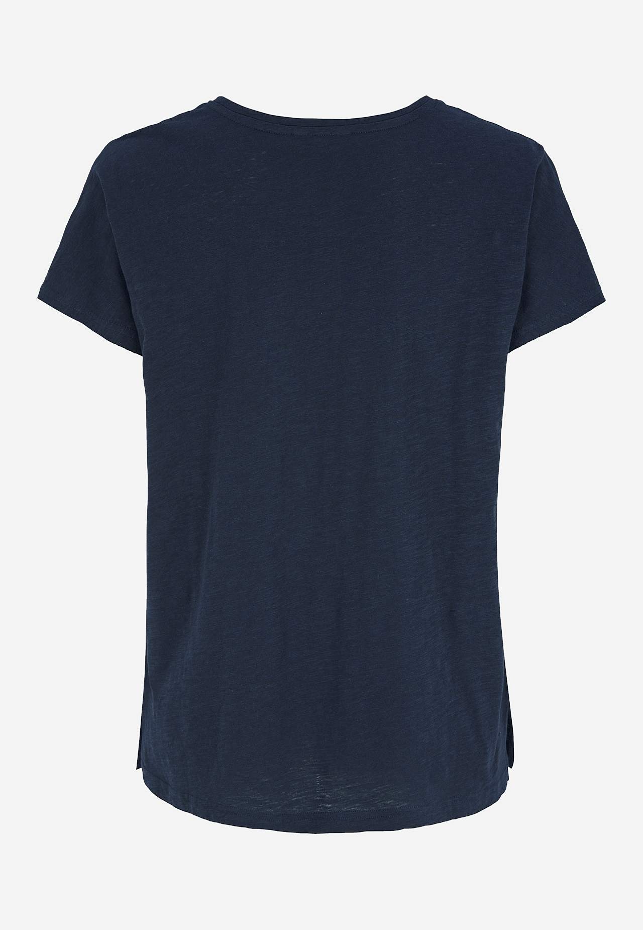 Jerseytop med korte ærmer