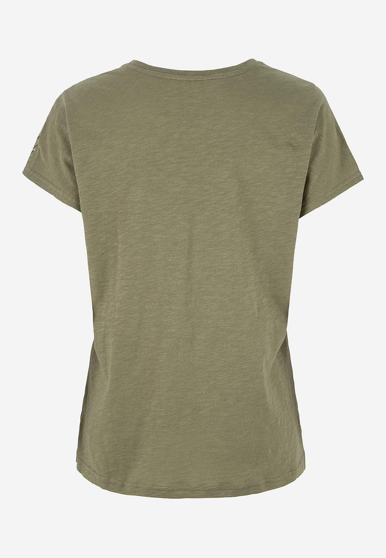 Jerseytop med korte ærmer