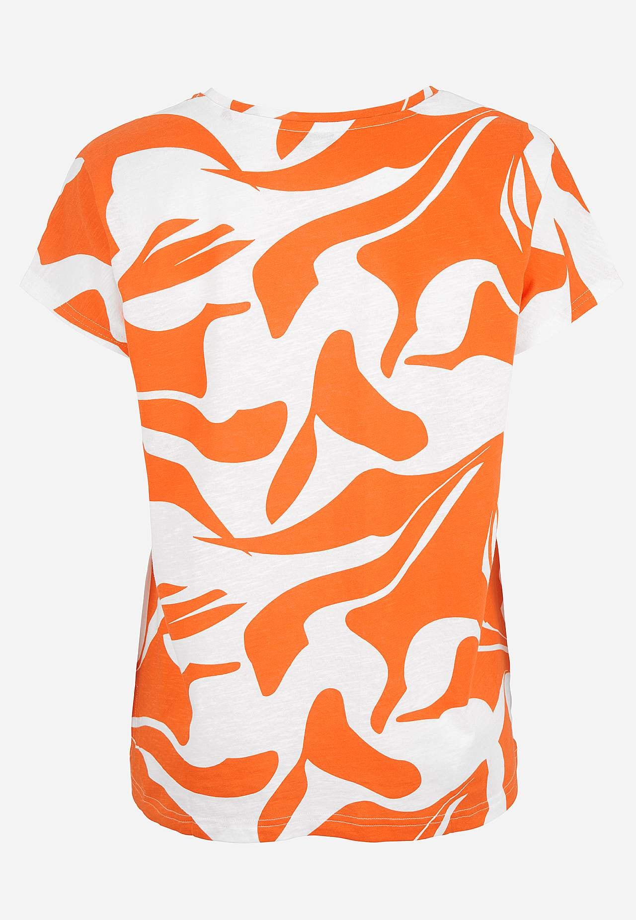 Jerseytop med korte ærmer