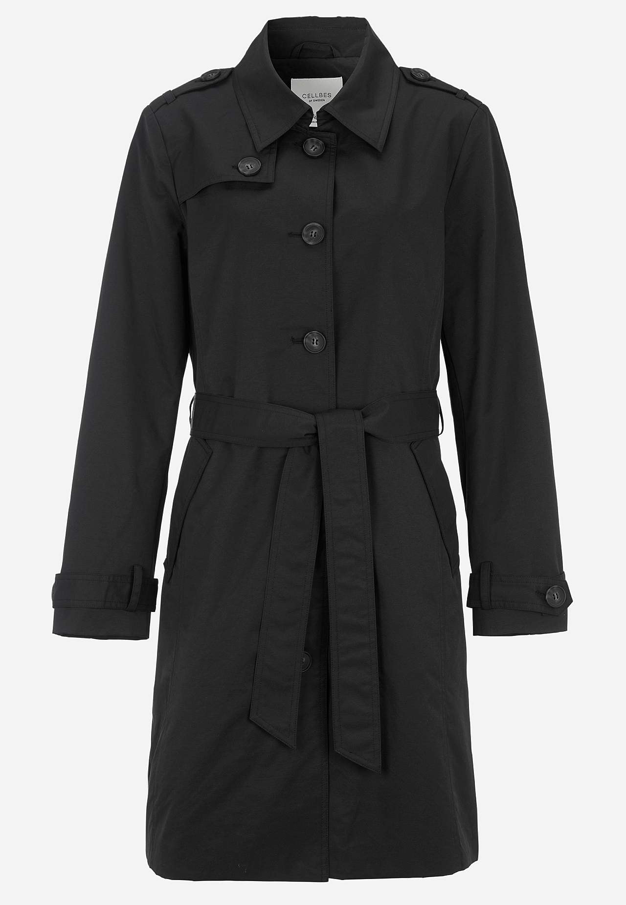Enkeltradet trenchcoat