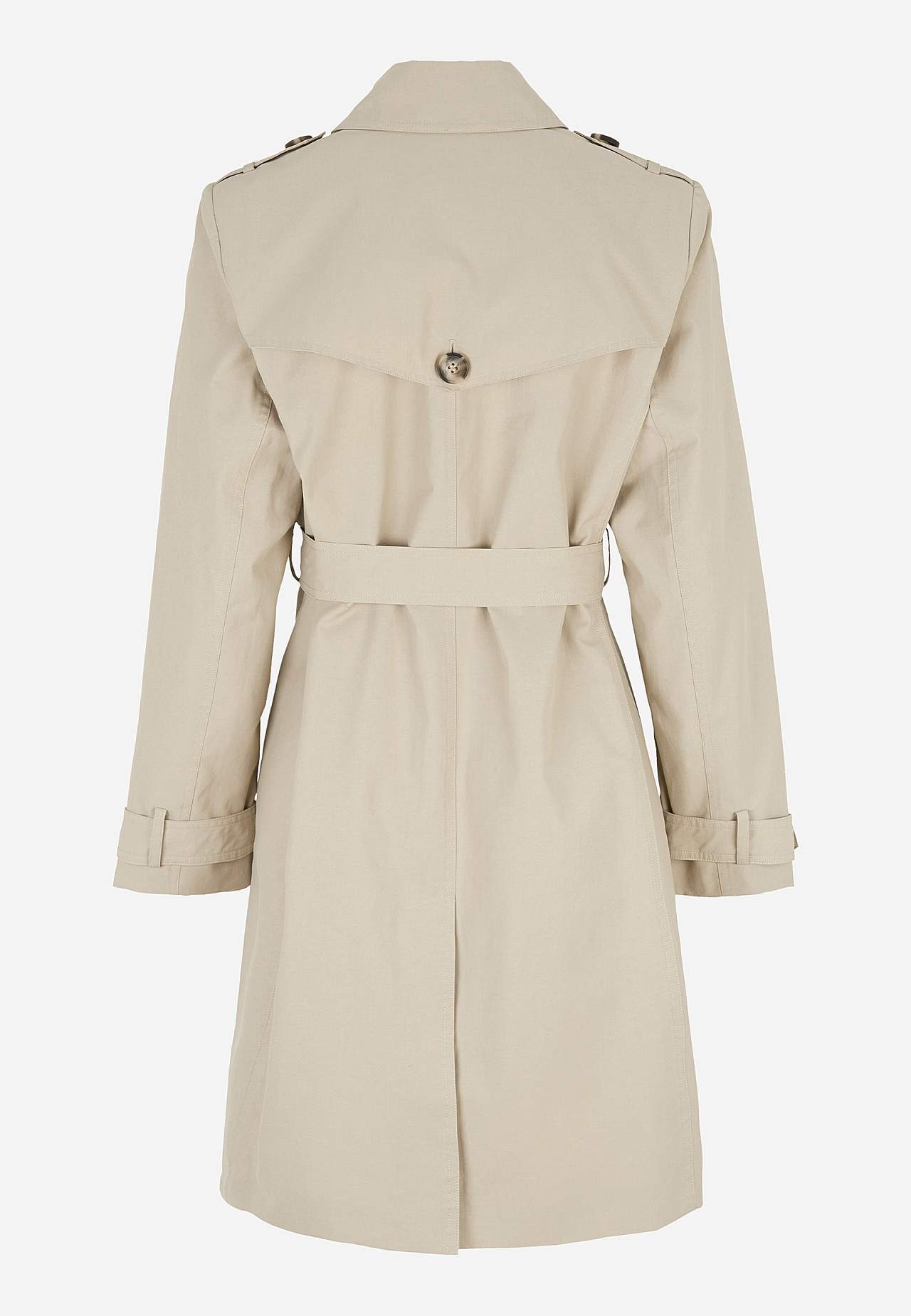 Enkeltradet trenchcoat