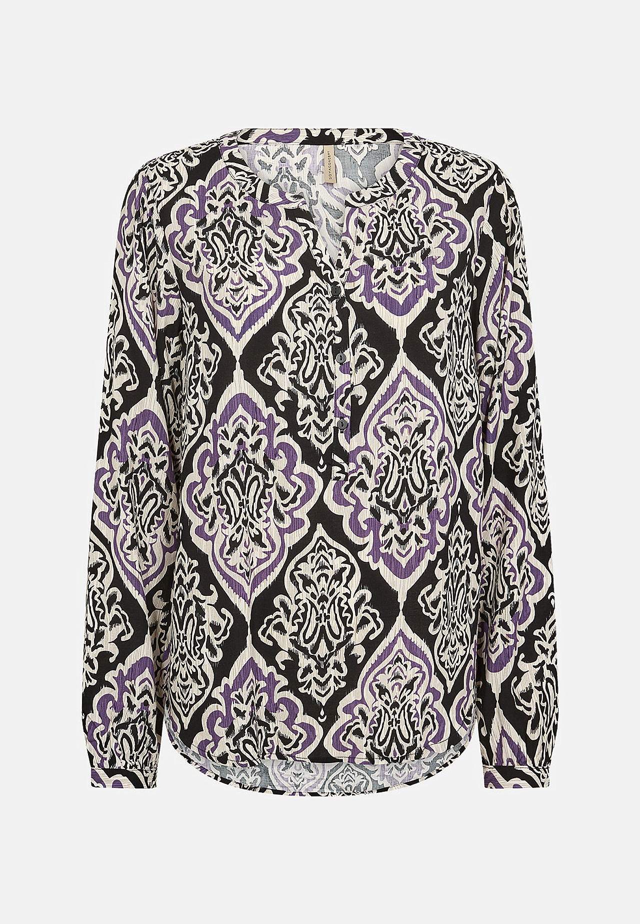 Mønstret bluse Vernia