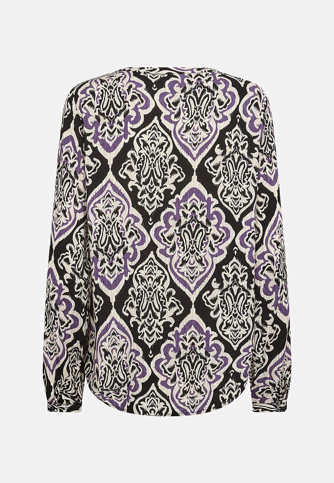 Mønstret bluse Vernia
