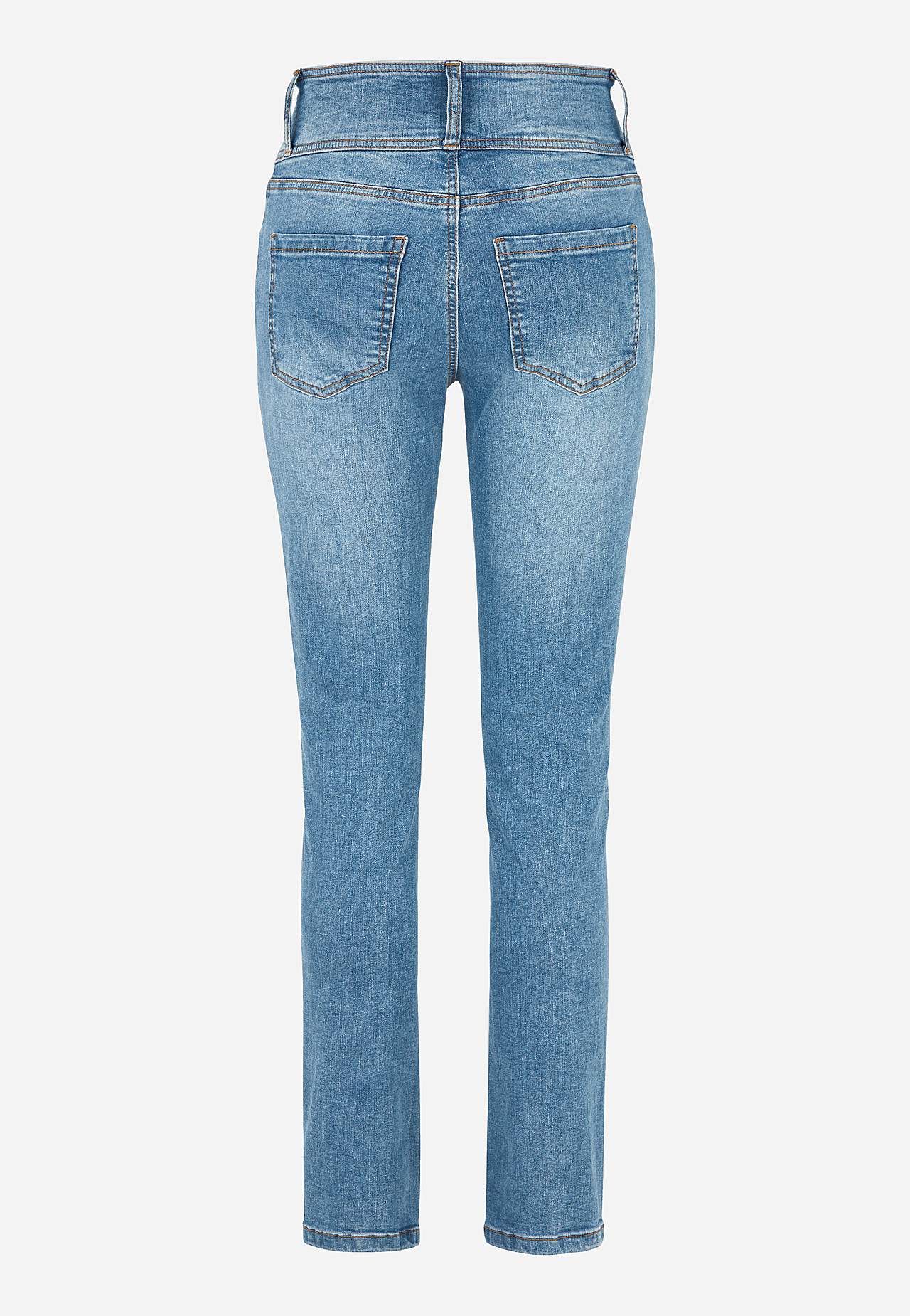 Smalle jeans med høj talje - tre længder