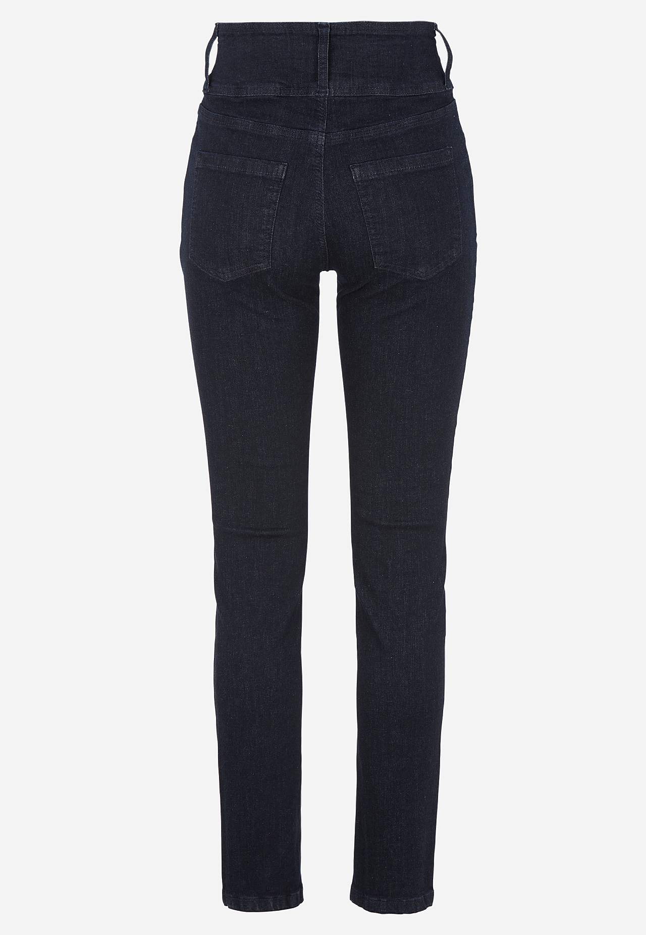 Smalle jeans med høj talje - tre længder