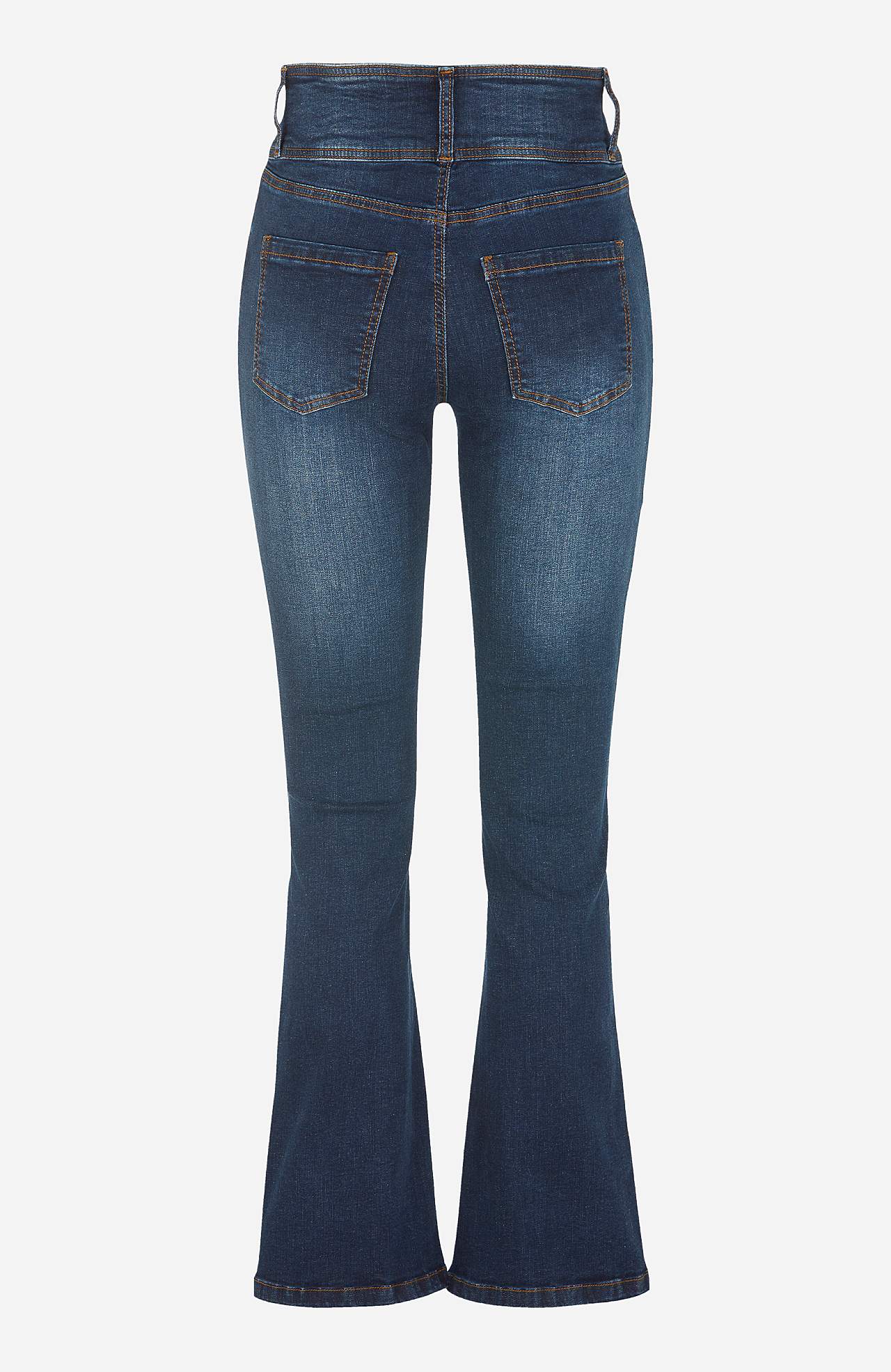 Bootcut jeans med høj talje