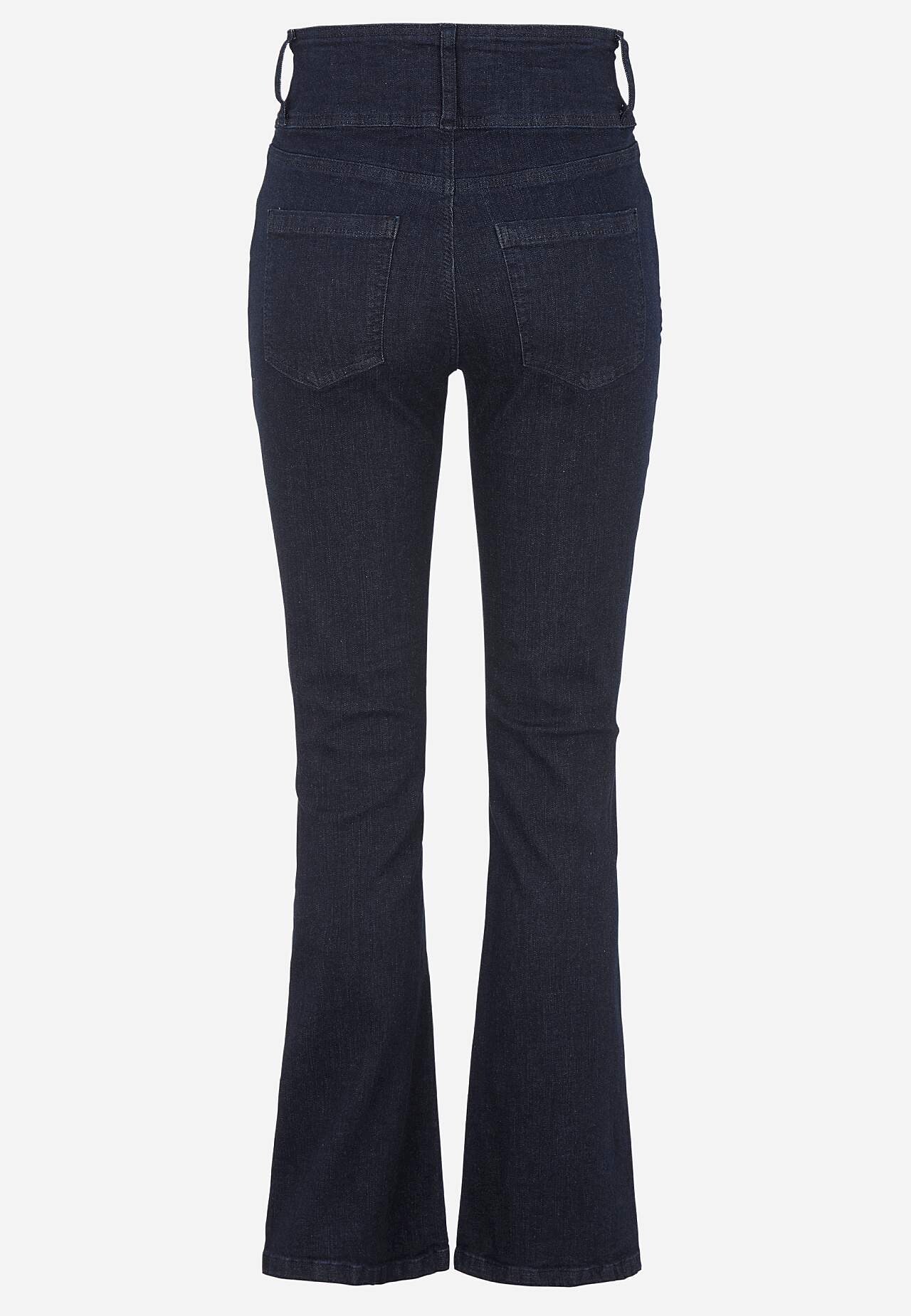 Bootcut jeans med høj talje