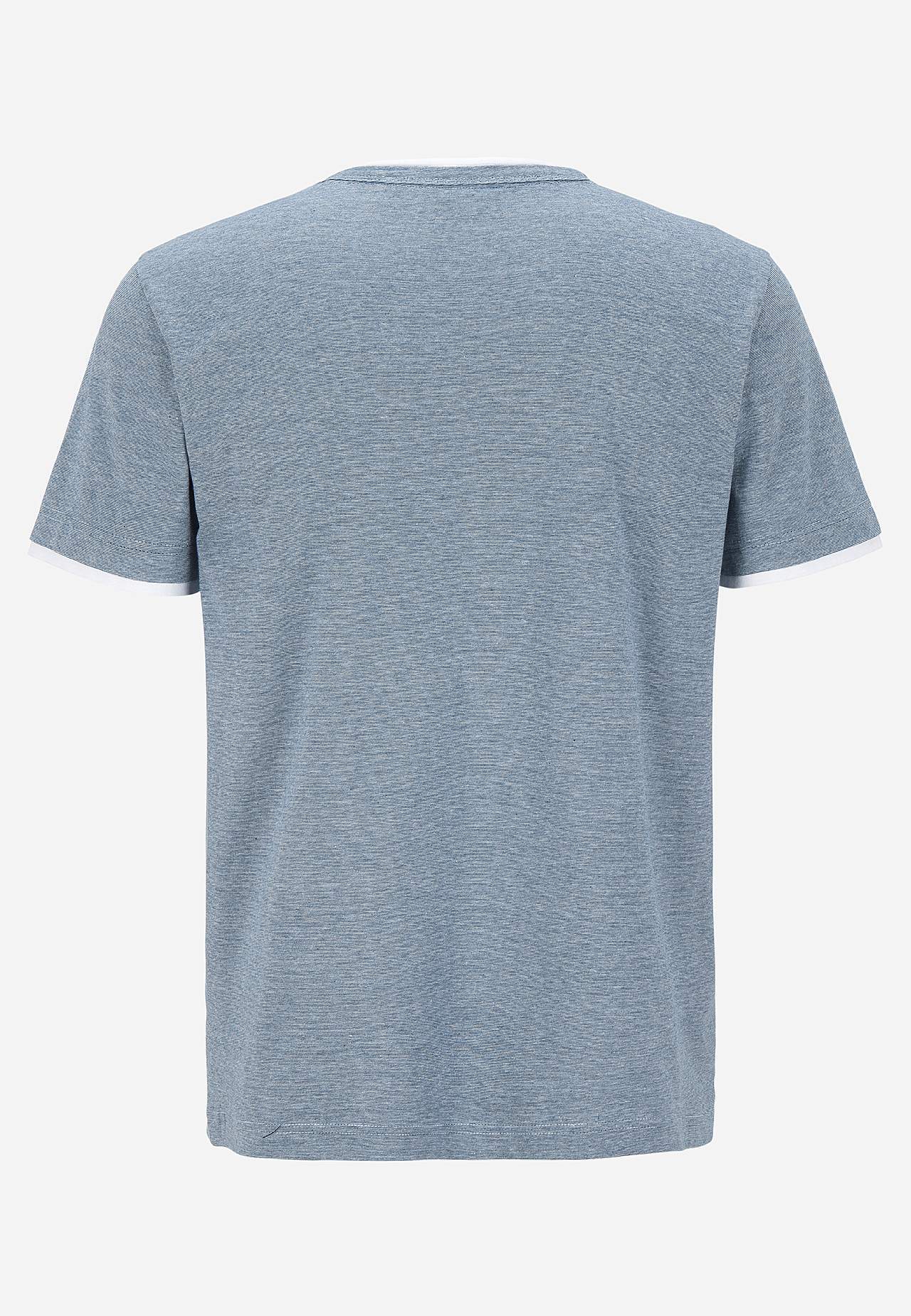 T-shirt med knapstolpe
