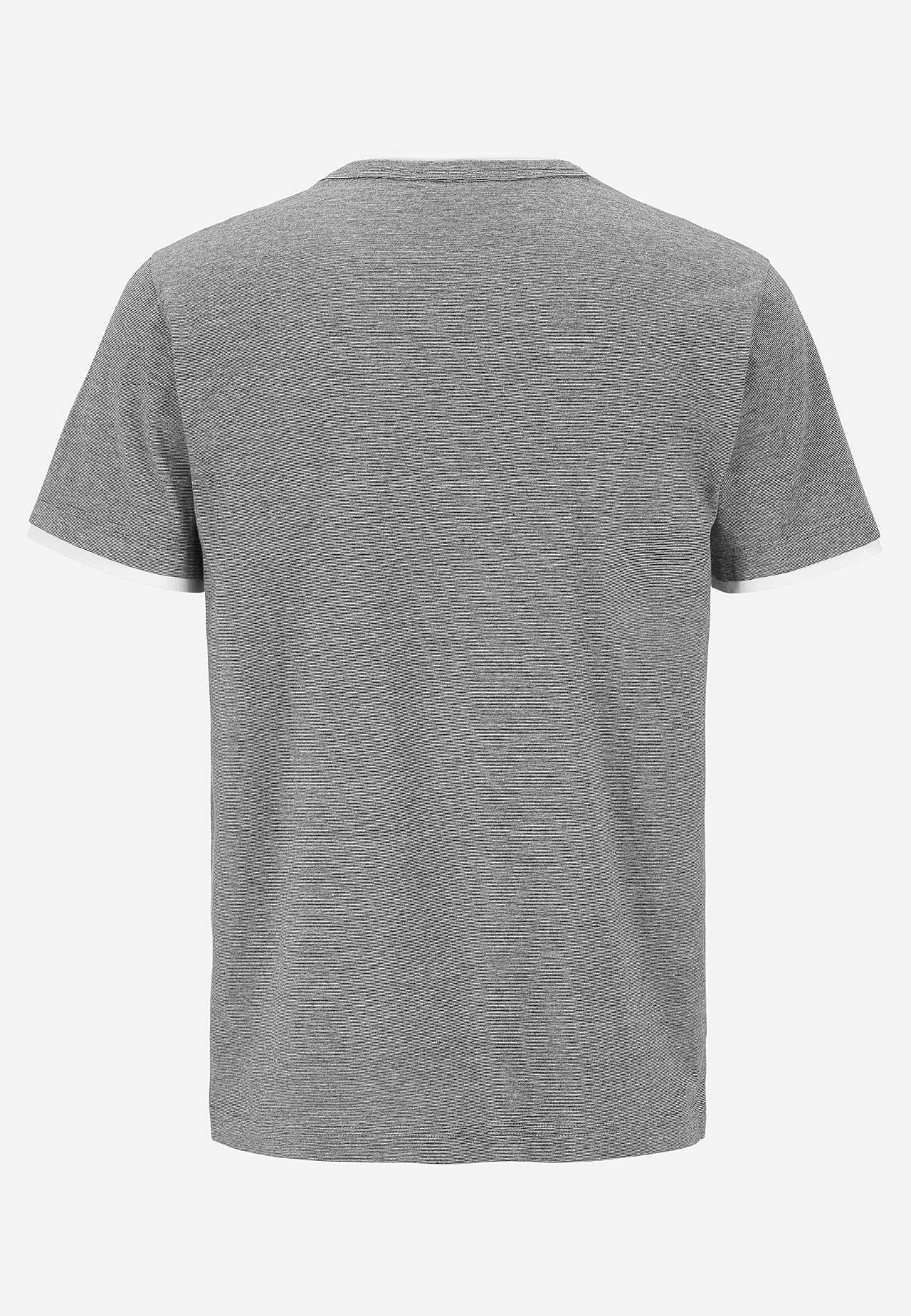 T-shirt med knapstolpe