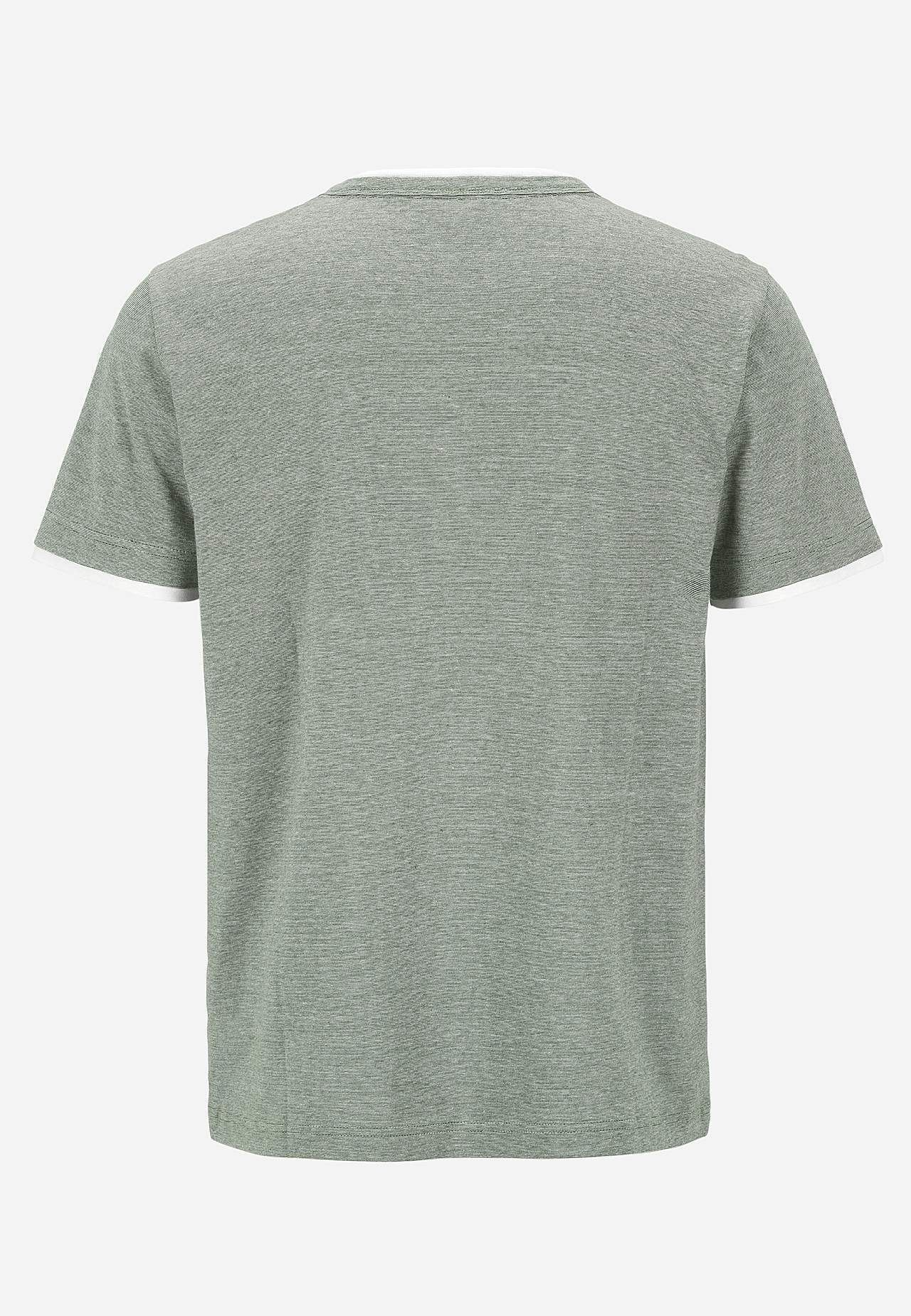 T-shirt med knapstolpe