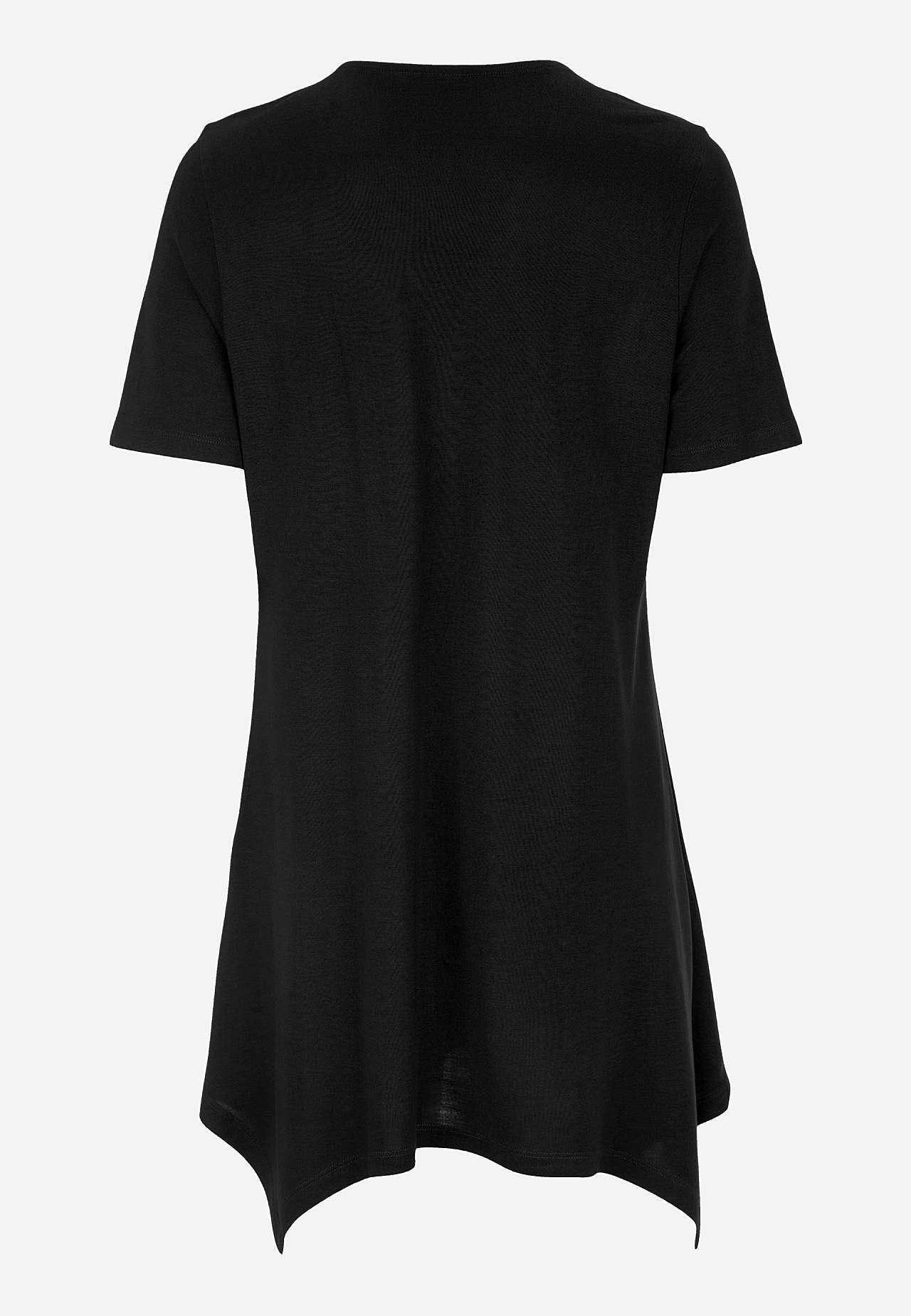 Asymmetrisk jerseytunika