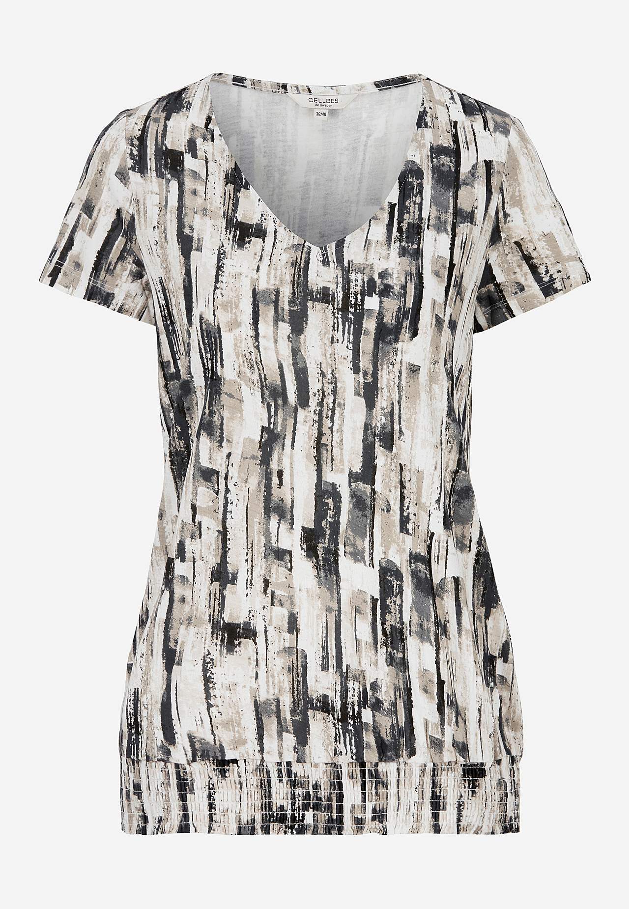 Jerseytop med smock