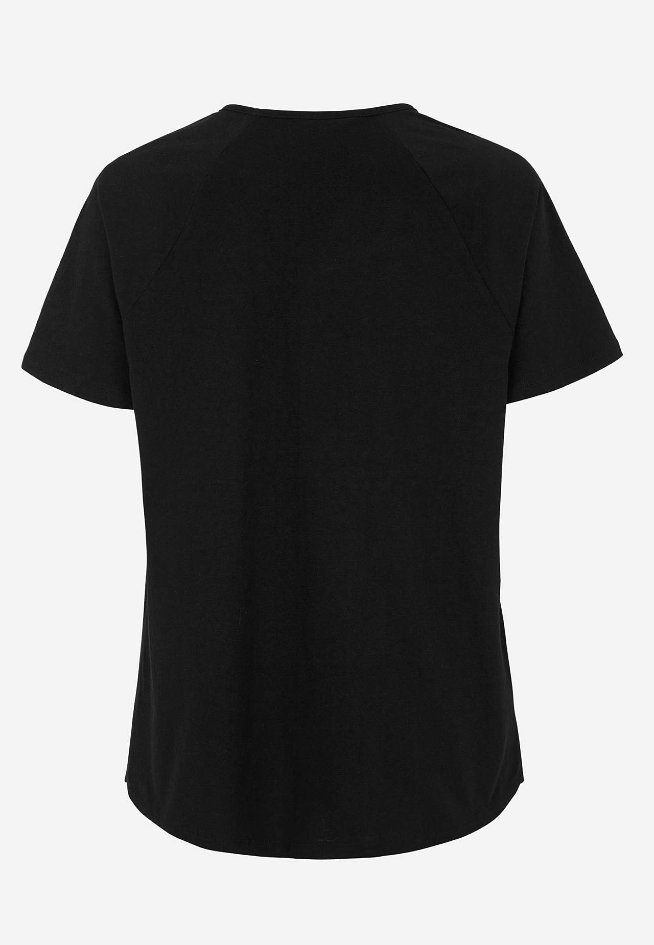 Jerseytop med raglanærme 2-pack