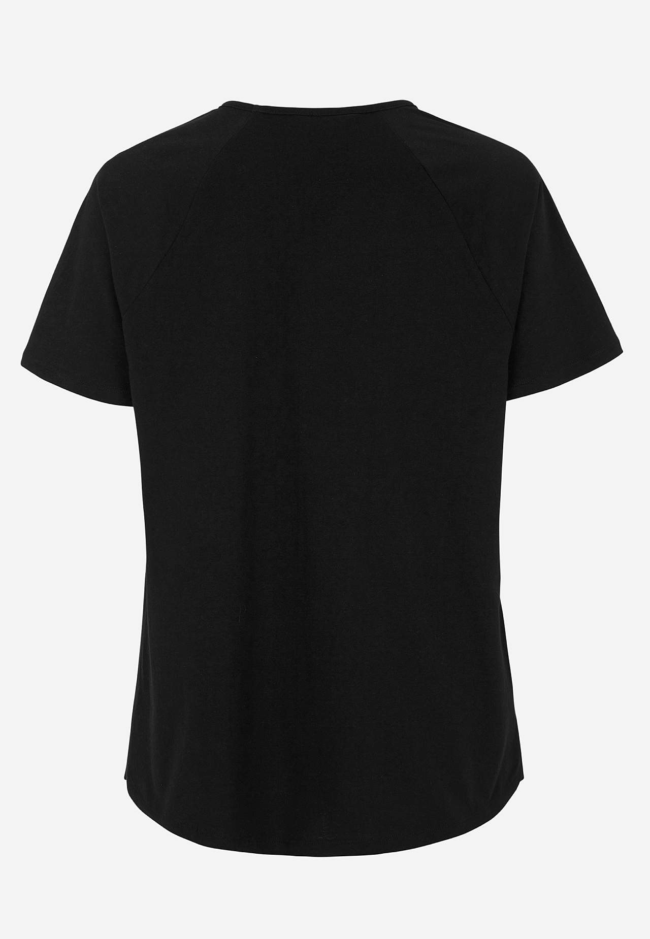 Jerseytop med raglanærme 2-pack