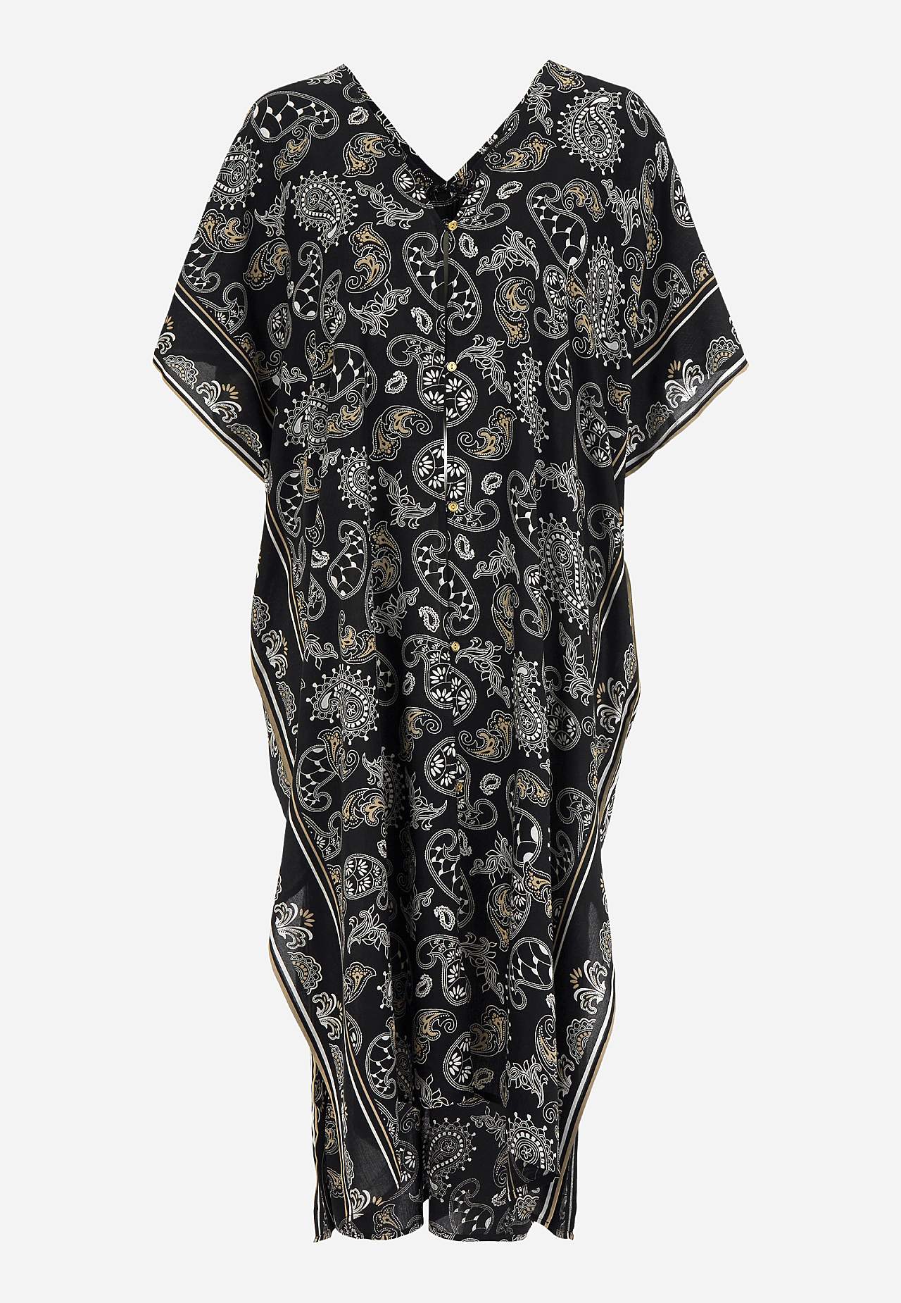 Strandkaftan med knapper